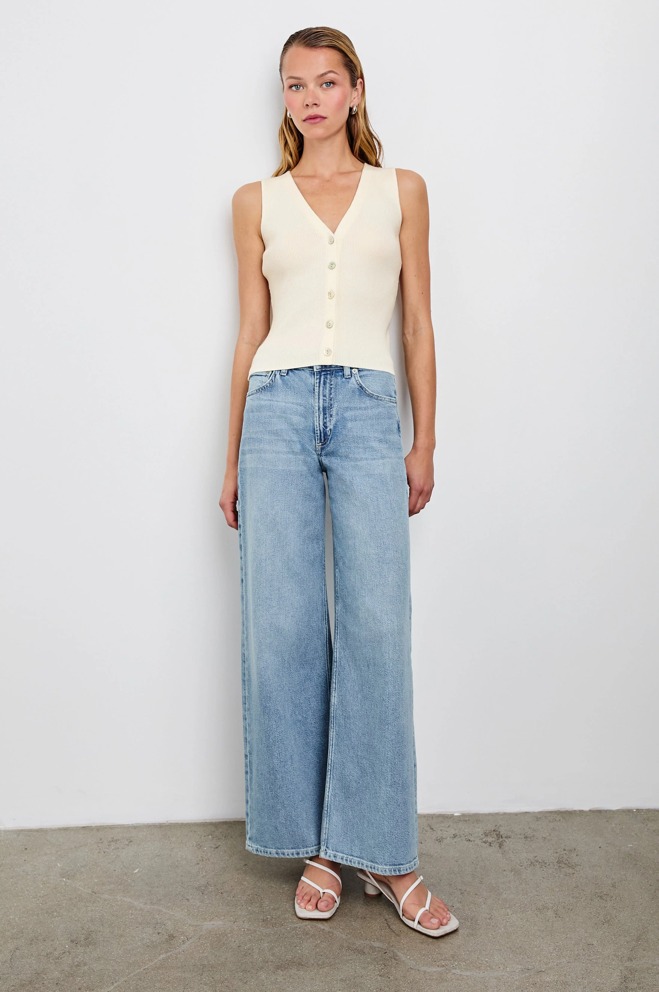 ROSA VEST - IVORY - Image 3