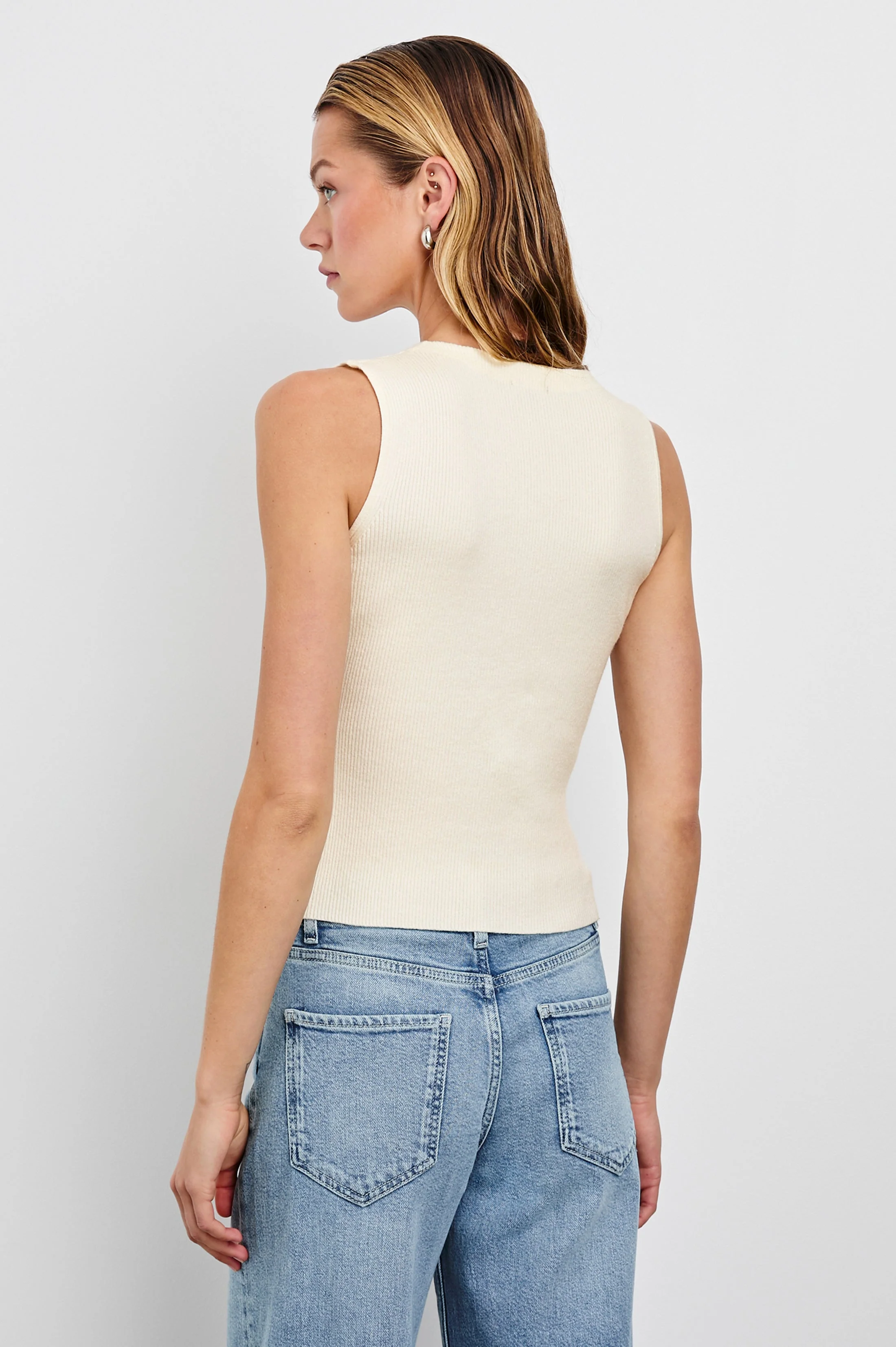 ROSA VEST - IVORY - Image 5