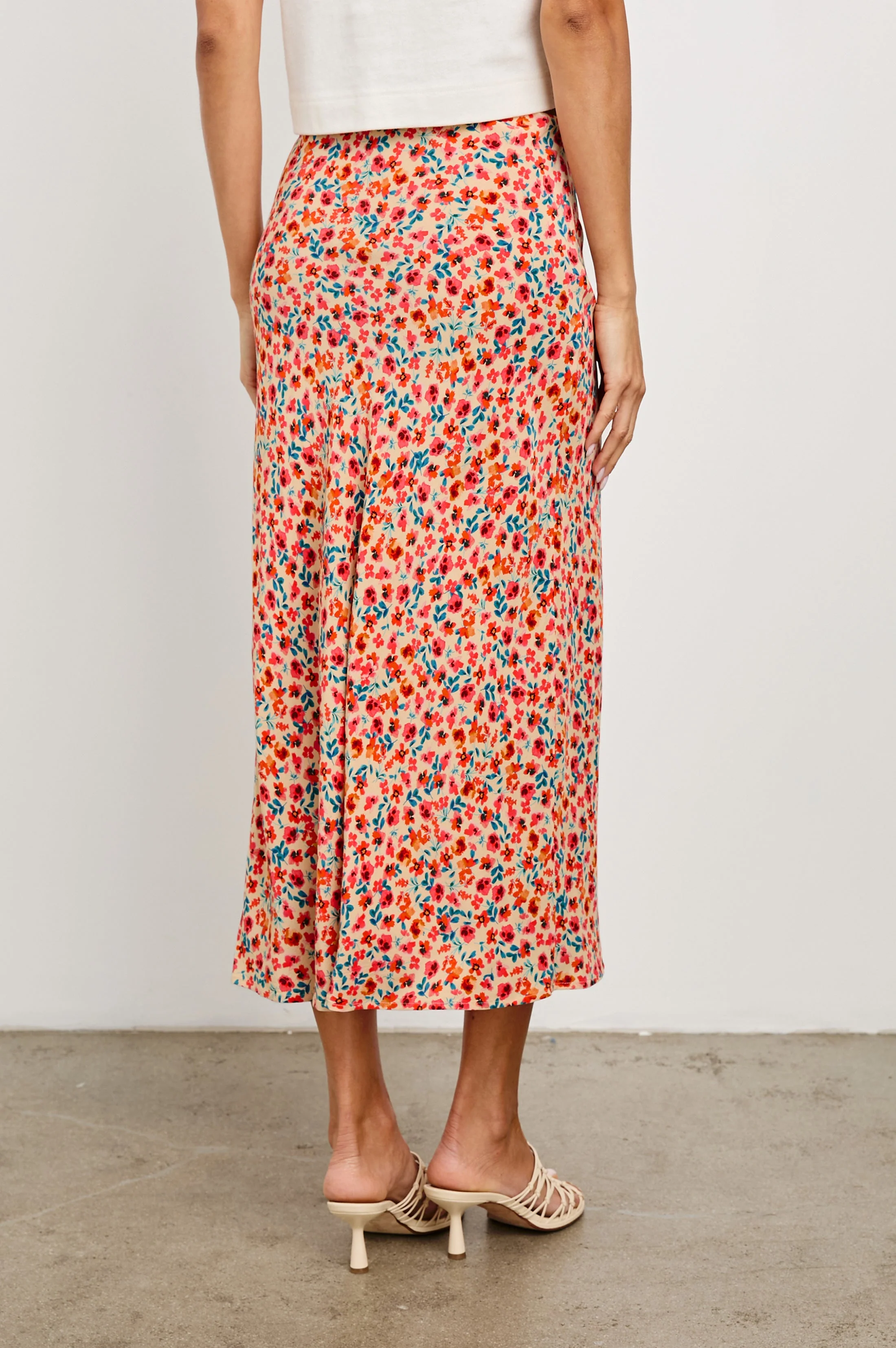 ROSETTA SKIRT - RED POSY - Image 5