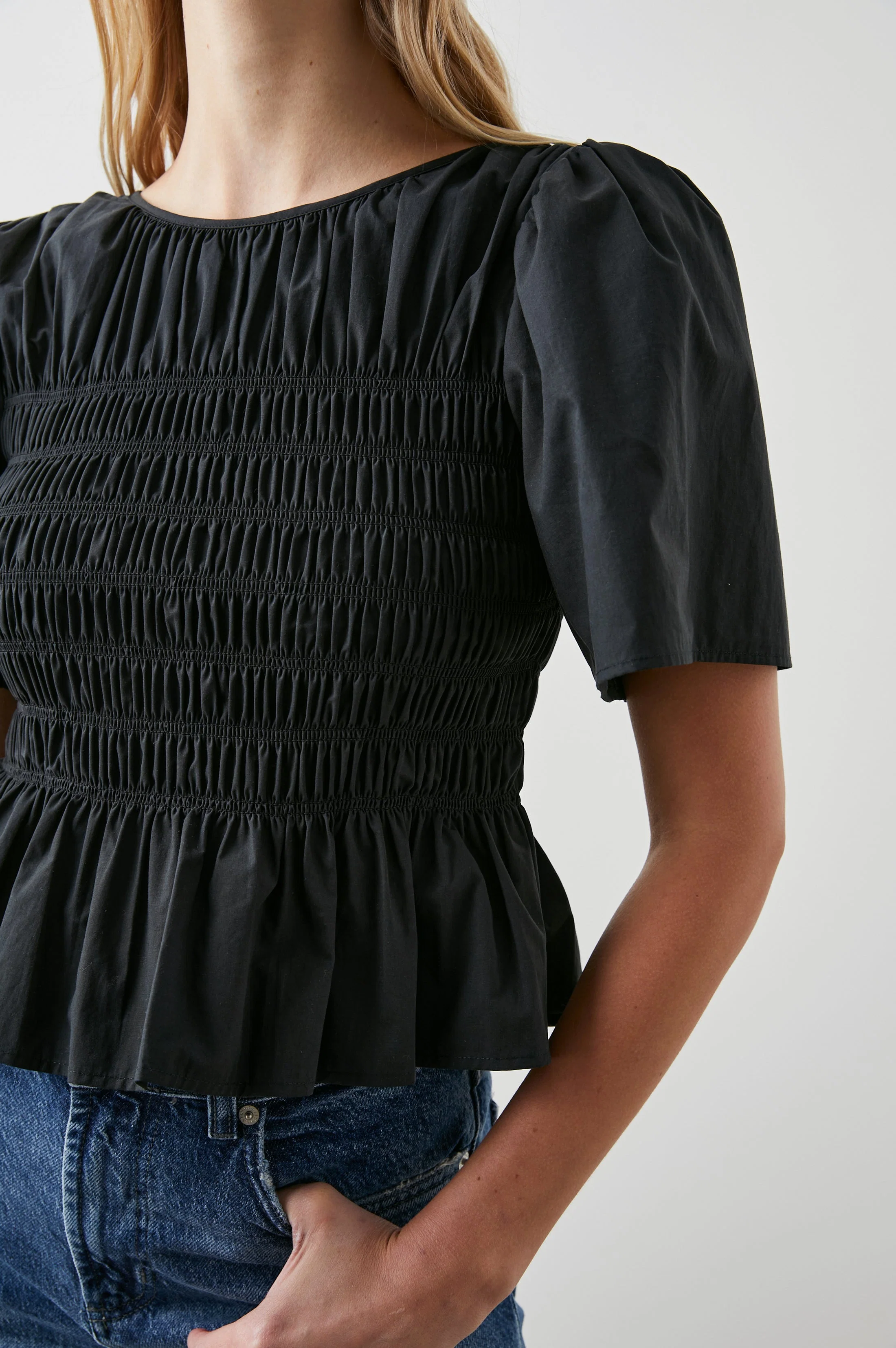 ROSIE TOP - BLACK - Image 2