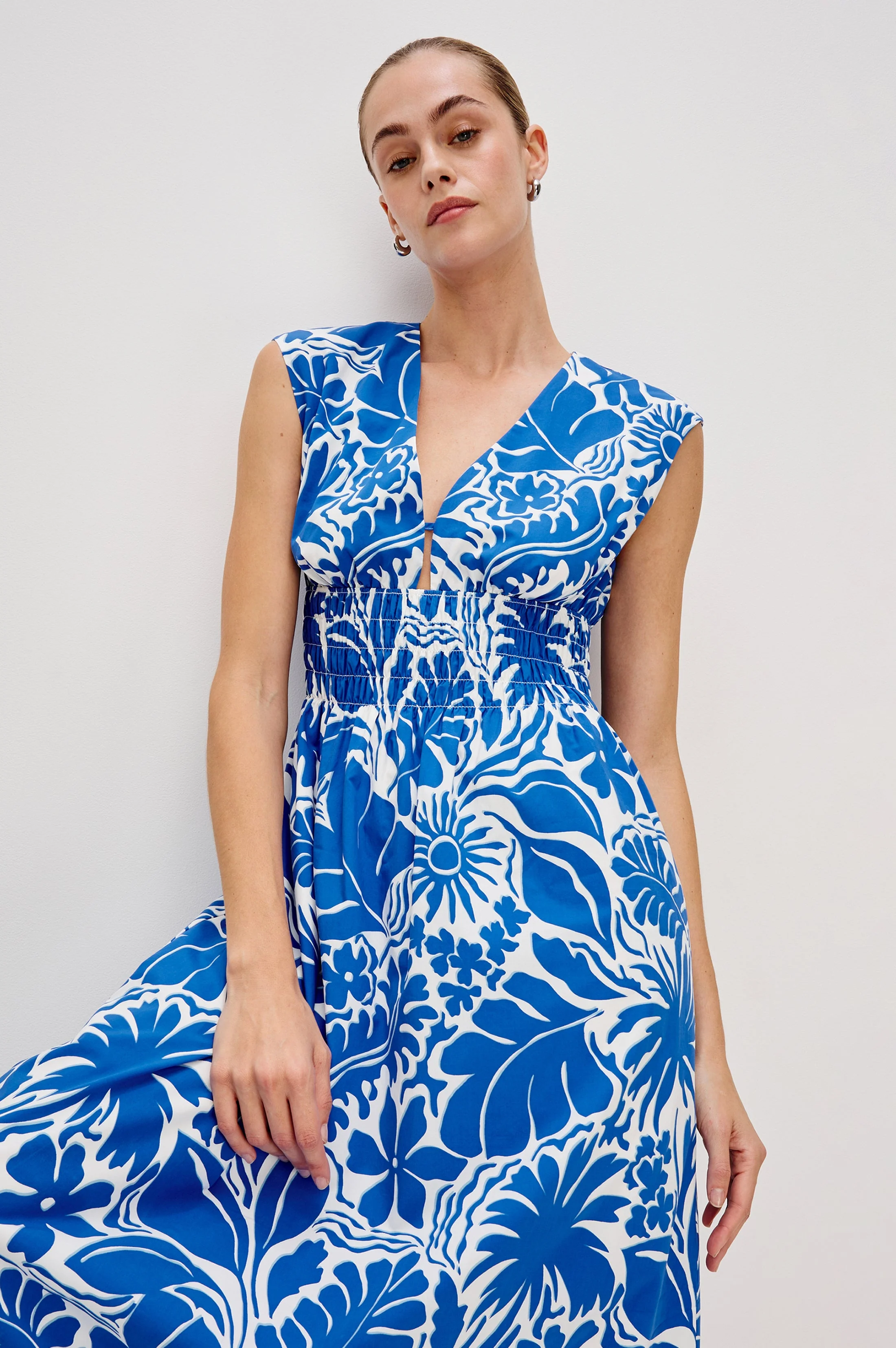 ROXANNE DRESS - BLUE RIVIERA - Image 5