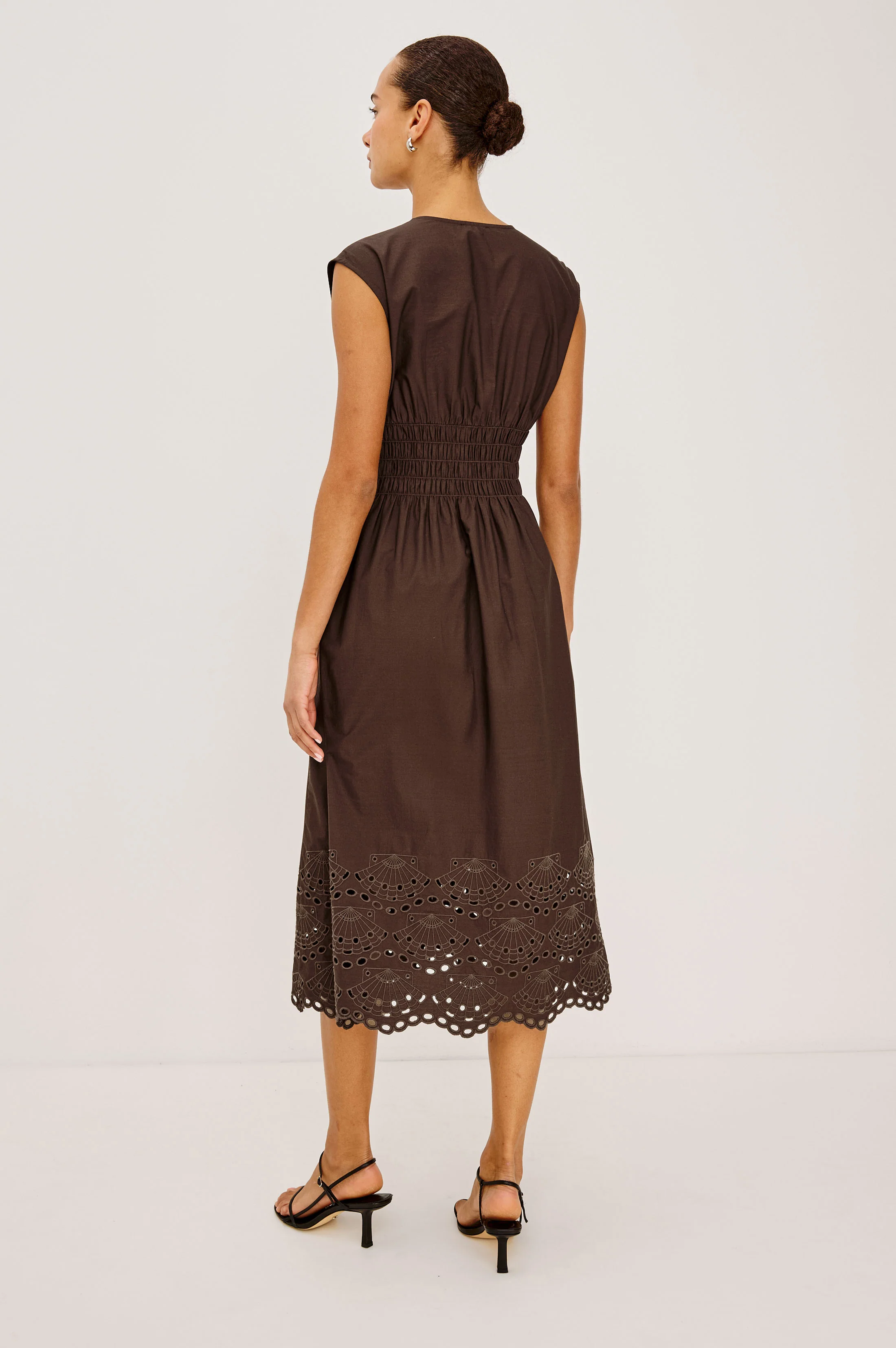 ROXANNE DRESS - ESPRESSO - Image 5