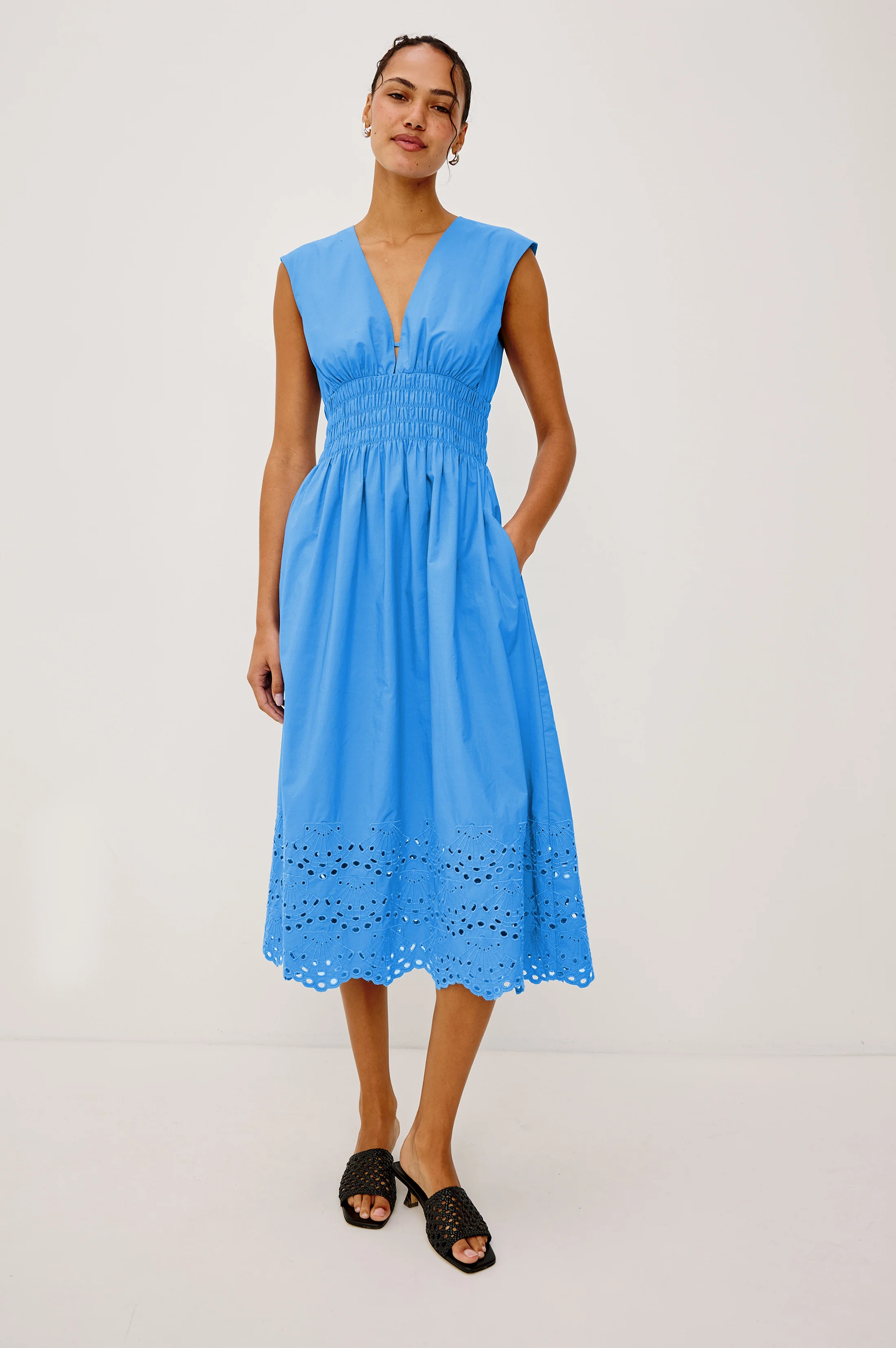 ROXANNE DRESS - HARBOR BLUE - Image 3