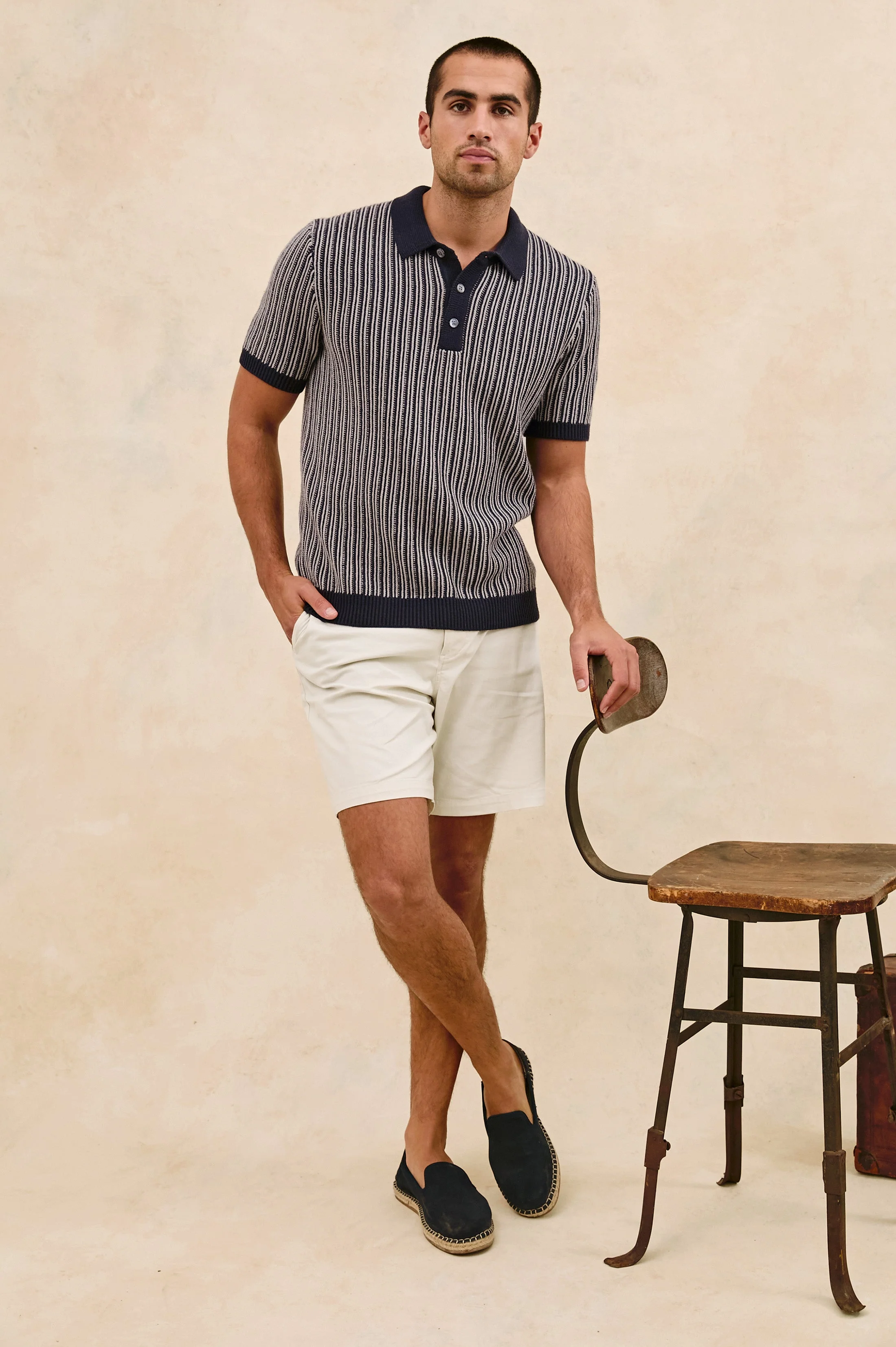 ROYCE POLO SHIRT - NAVY GREY - Image 2