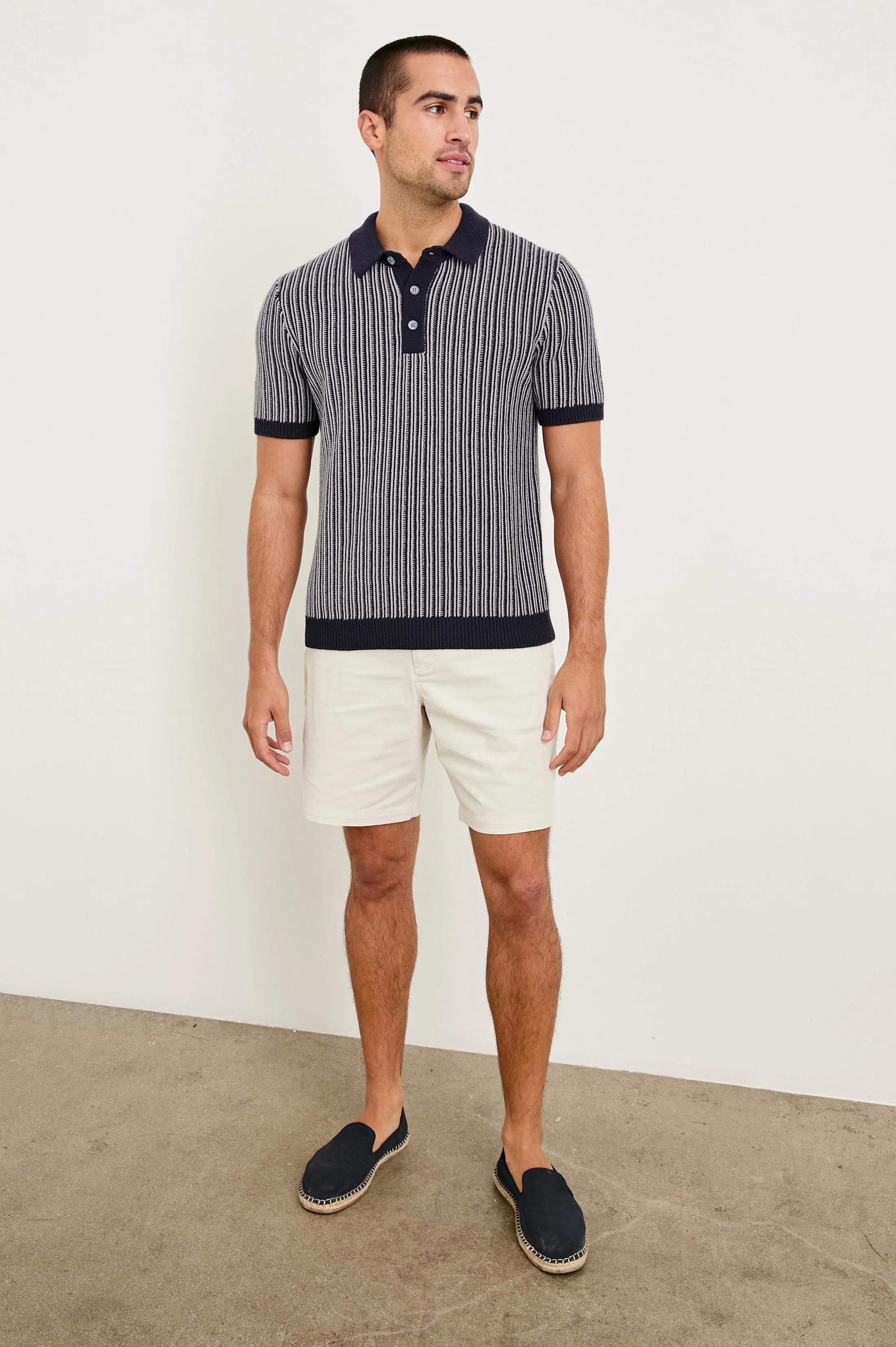 ROYCE POLO SHIRT - NAVY GREY - Image 4