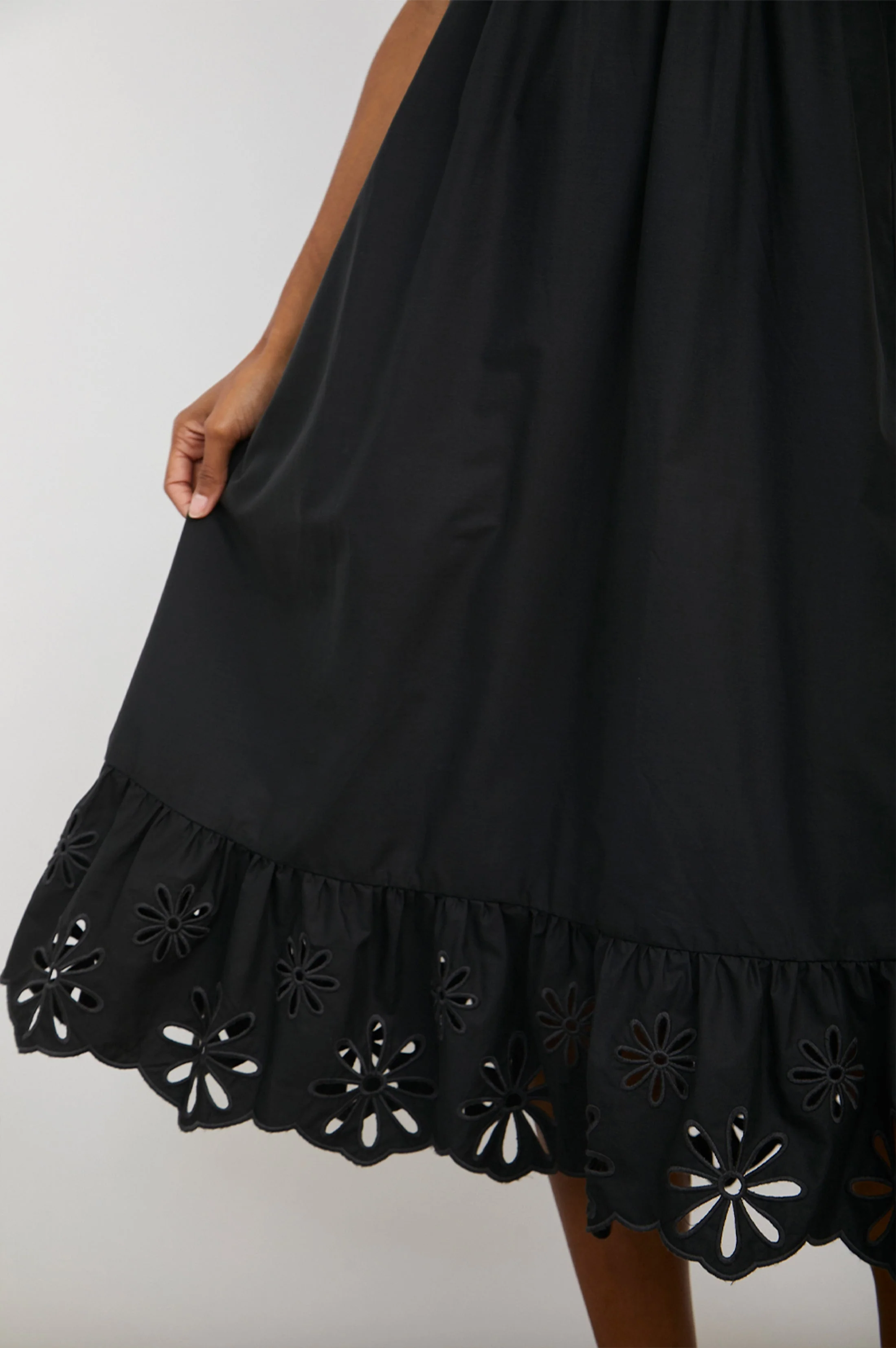 RUMI DRESS - BLACK EYELET - Image 2