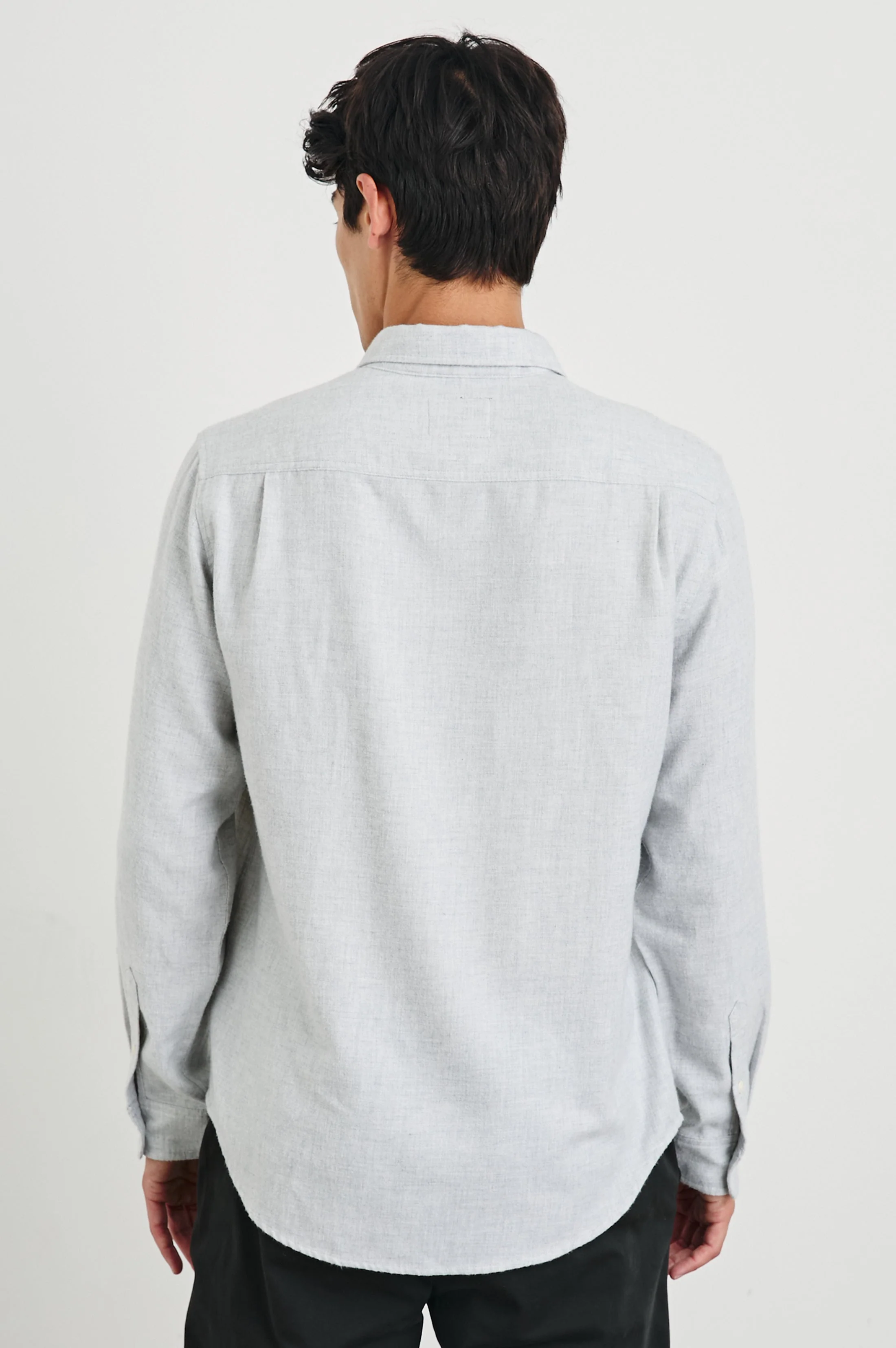 RUNSON SHIRT - HEATHER GREY - Image 4