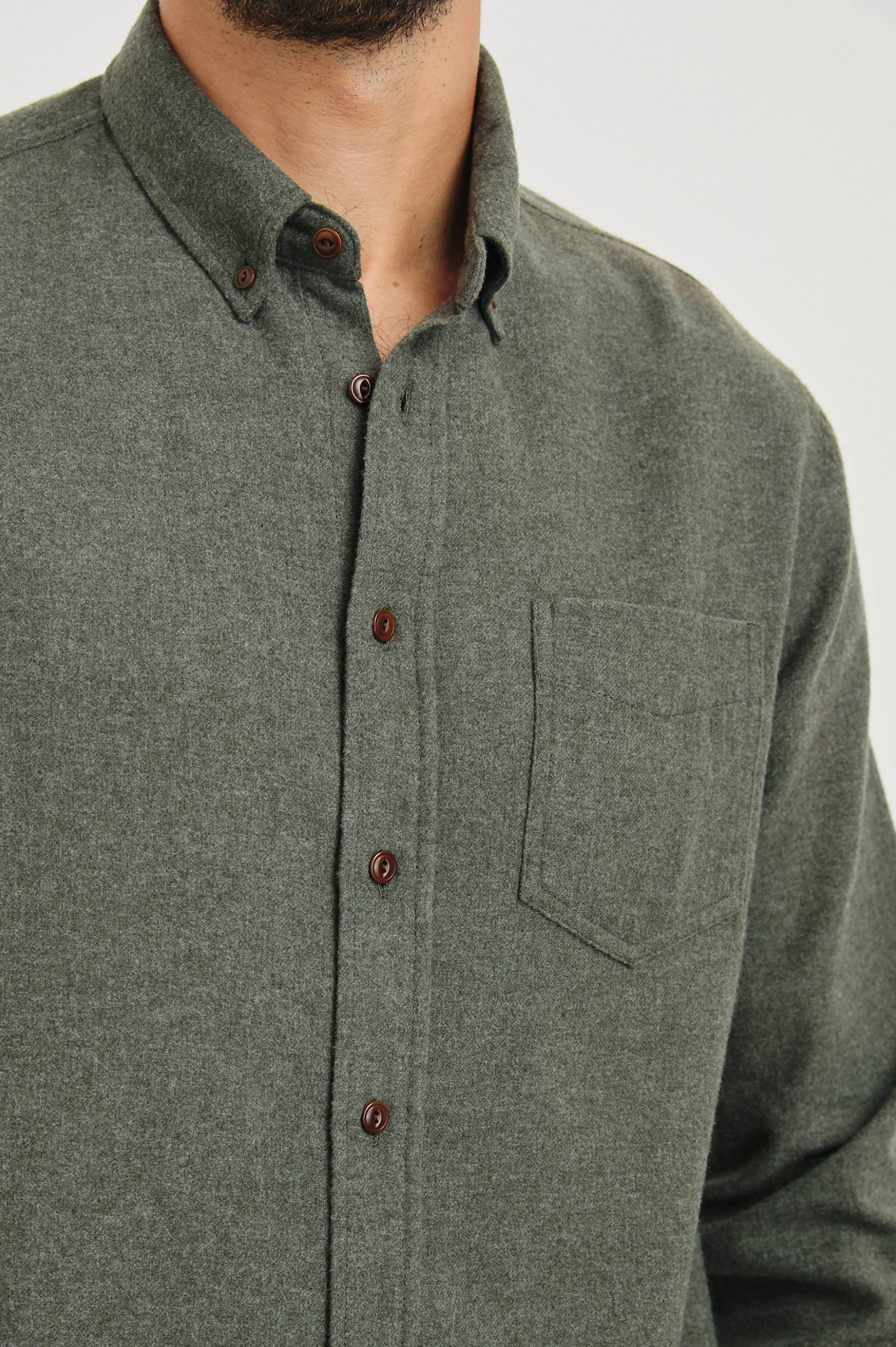 RUNSON SHIRT - HUNTER GREEN - Image 2