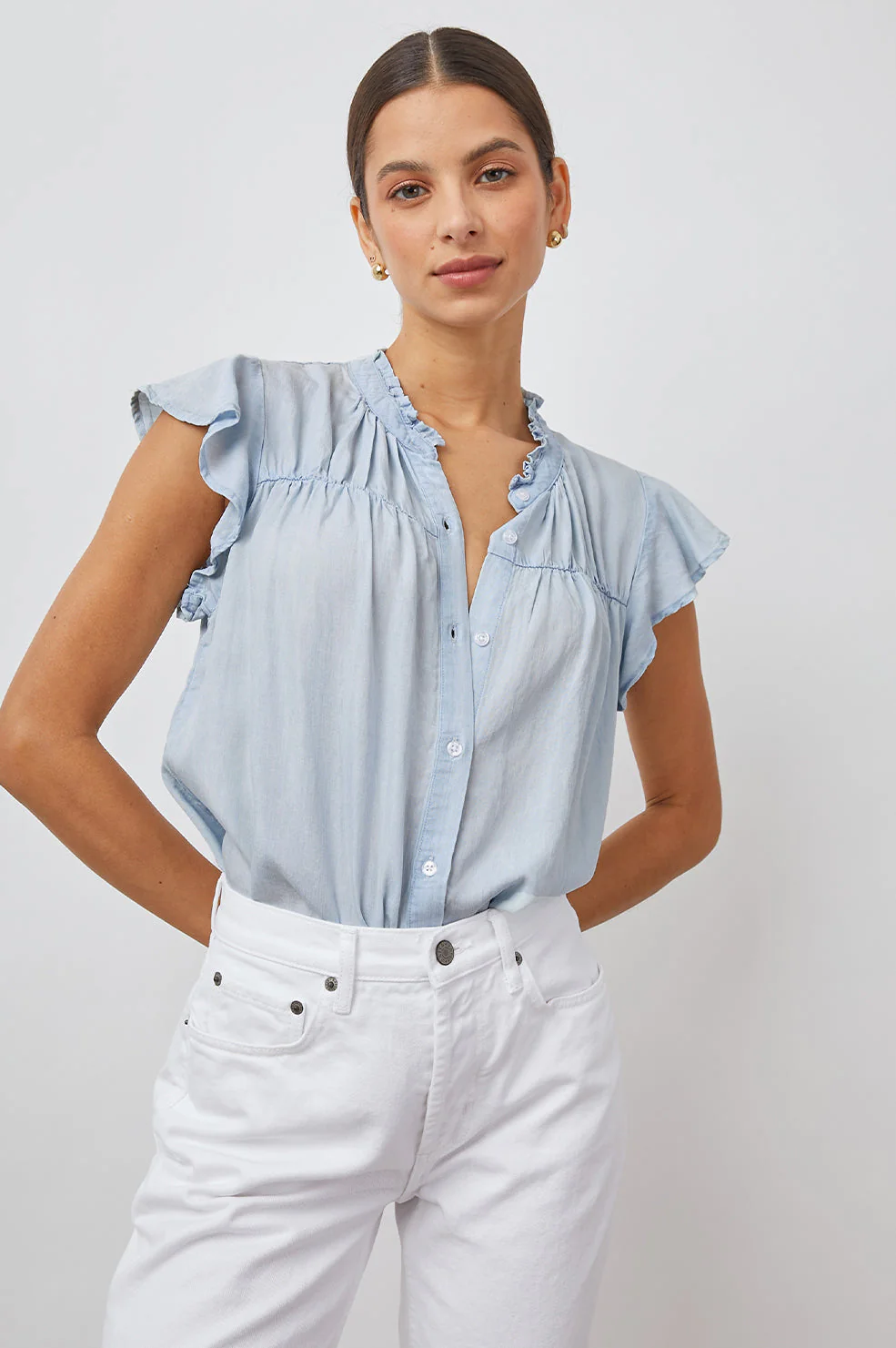 RUTHIE TOP - LIGHT VINTAGE