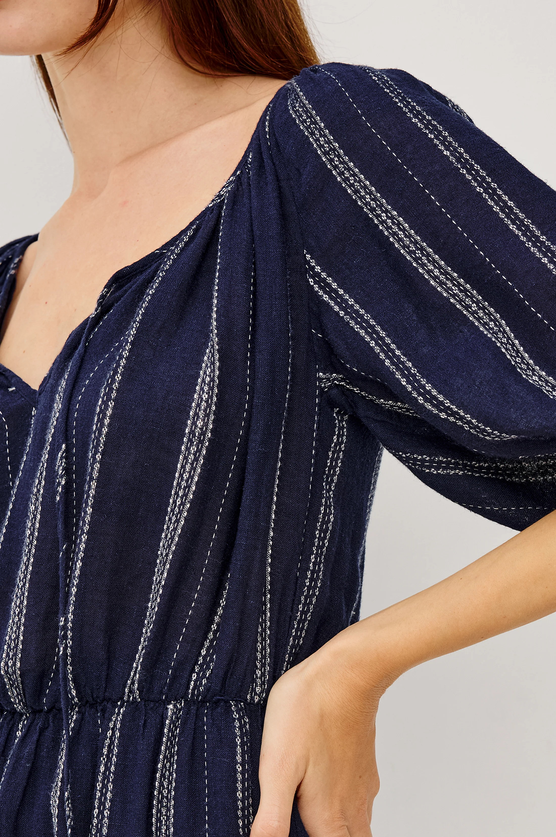 SABA DRESS - MARINA STRIPE - Image 2