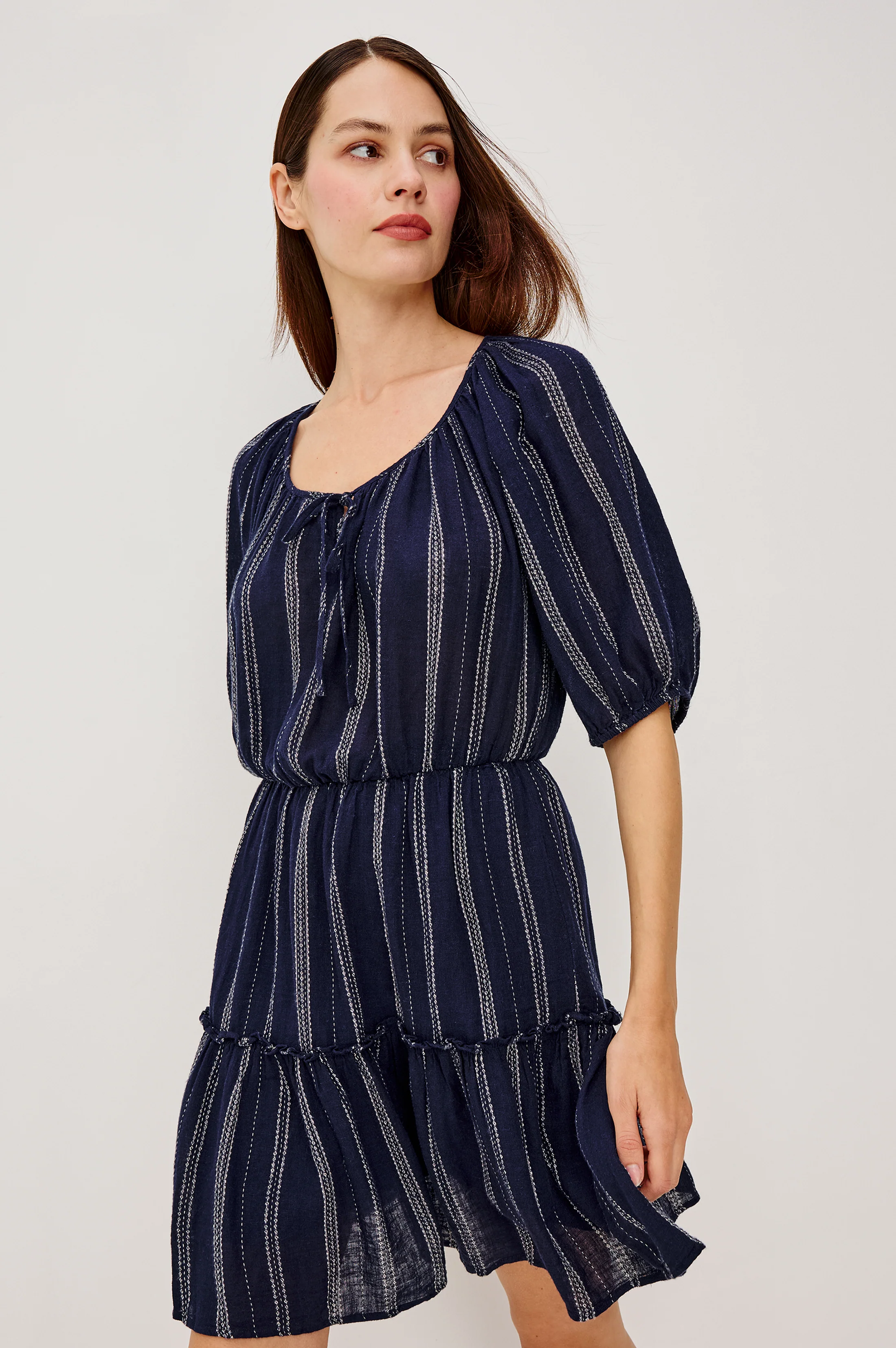 SABA DRESS - MARINA STRIPE - Image 4