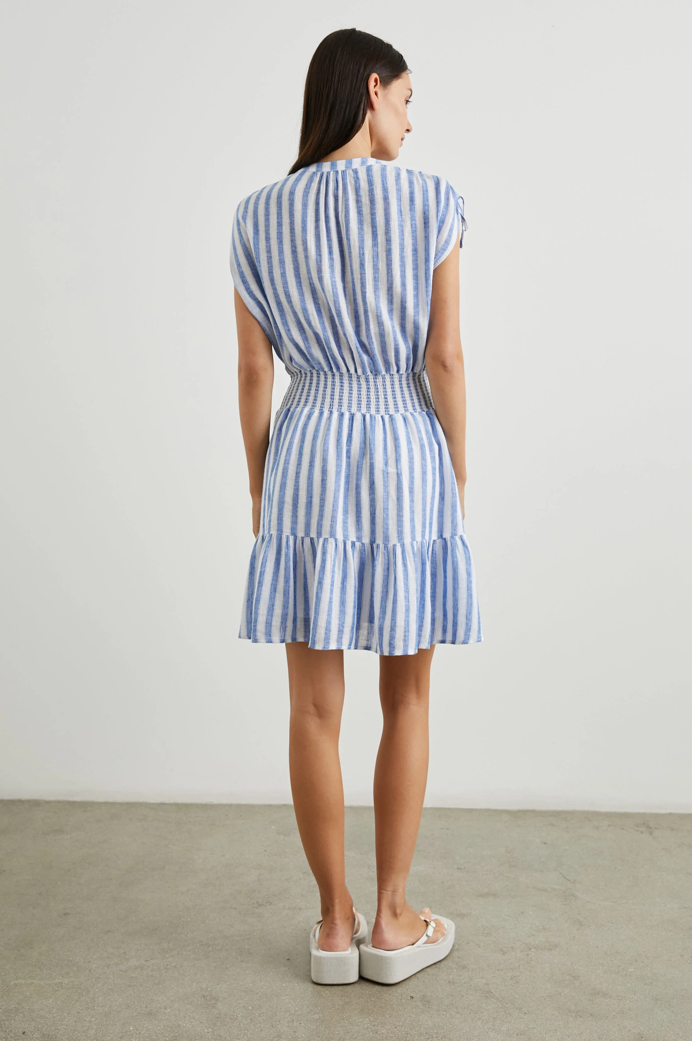 SAMINA DRESS - CASABLANCA STRIPE - Image 5