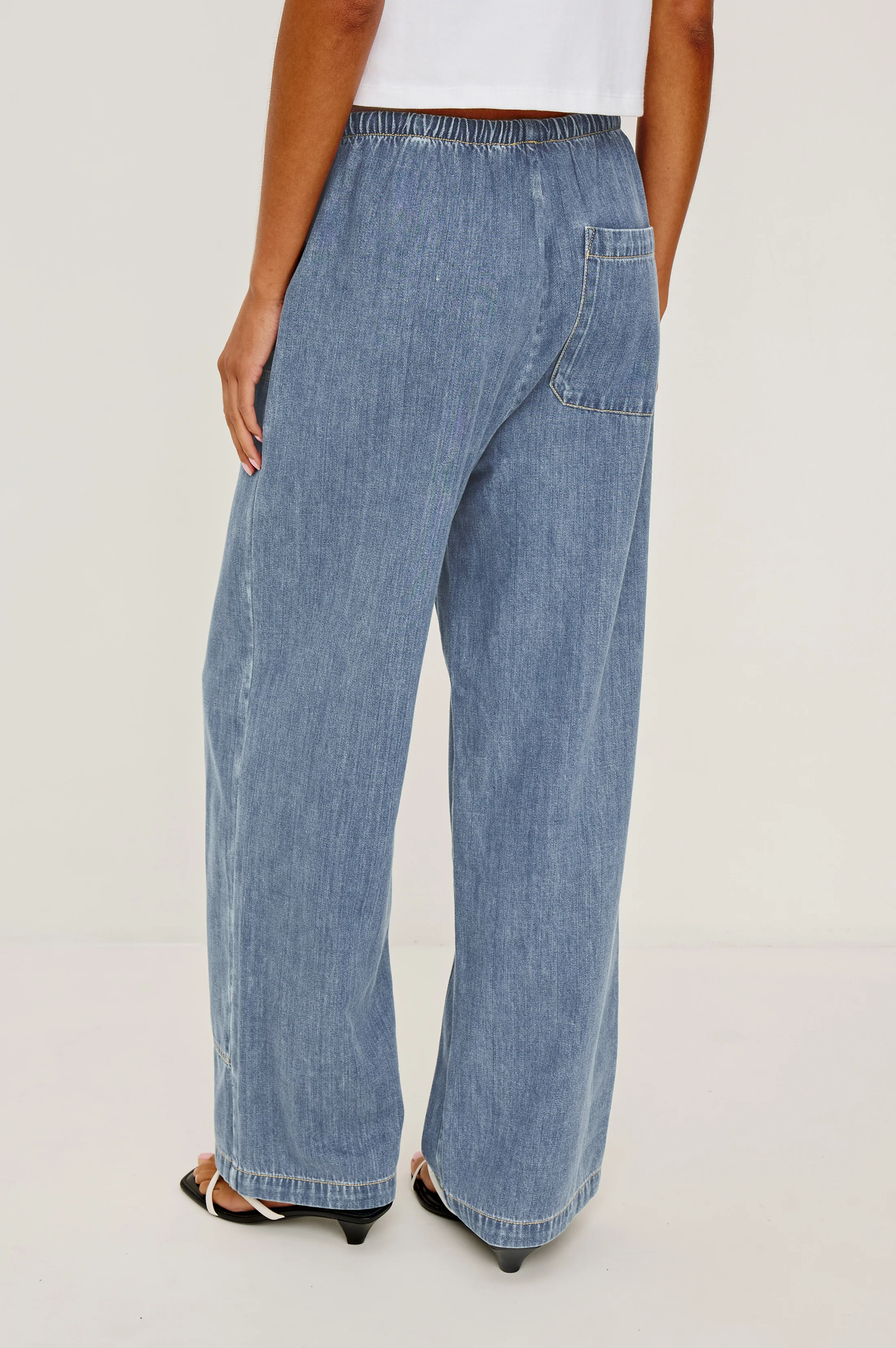 SANDERSON PANT - ANTIQUE BLUE - Image 5