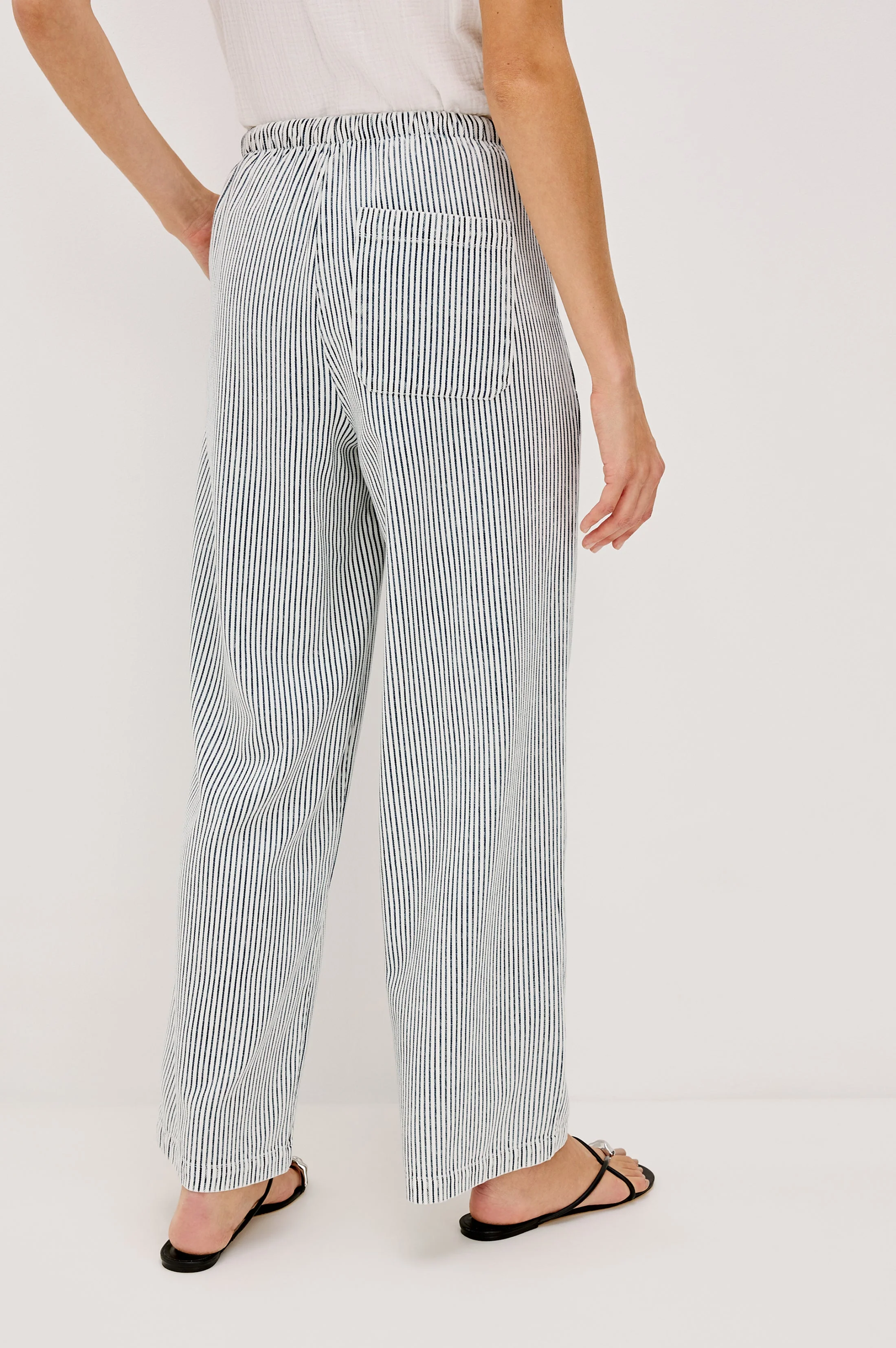 SANDERSON PANT - INDIGO RAILROAD STRIPE - Image 5