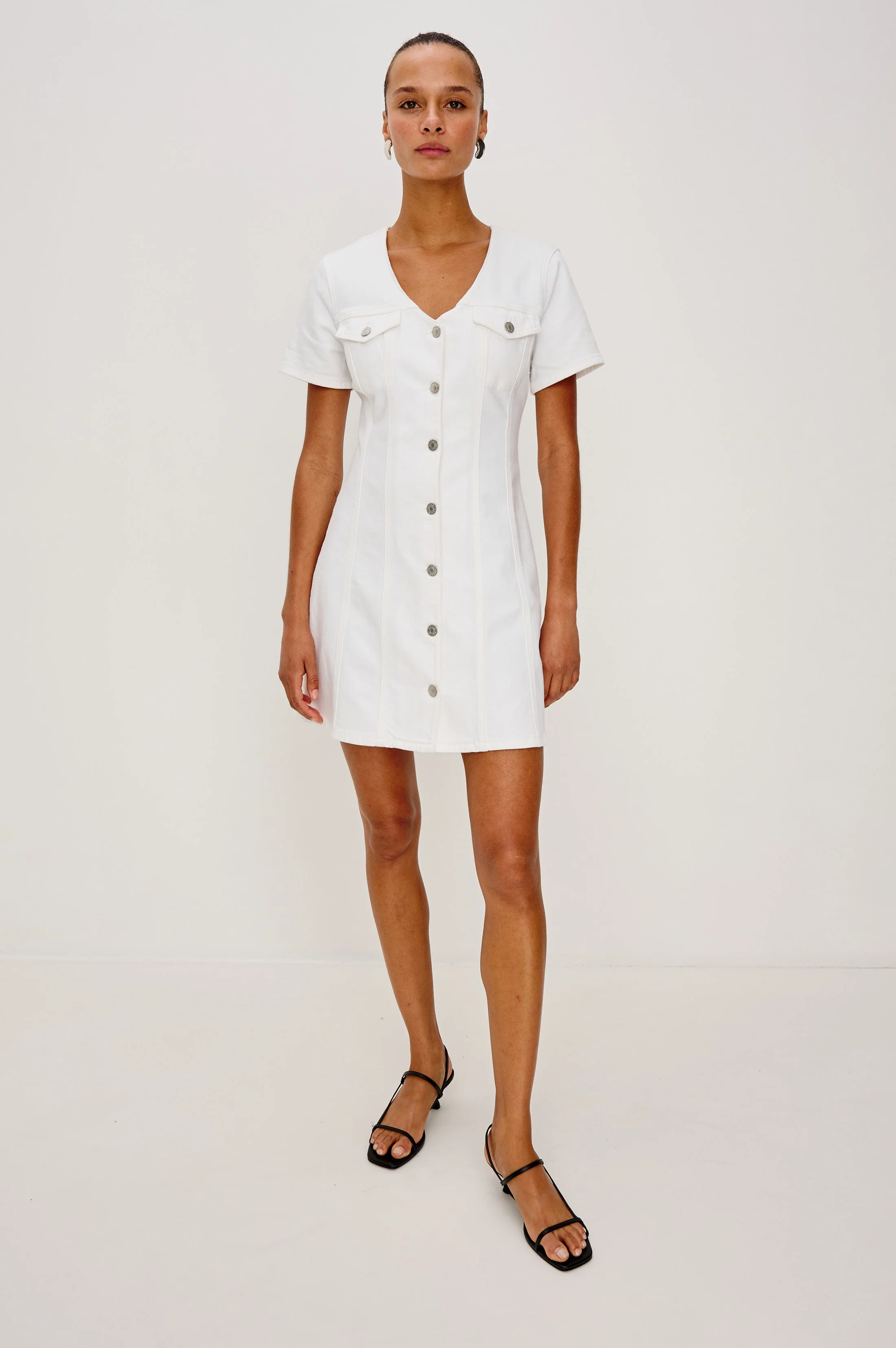 SARATOGA DRESS - SALT WHITE - Image 3