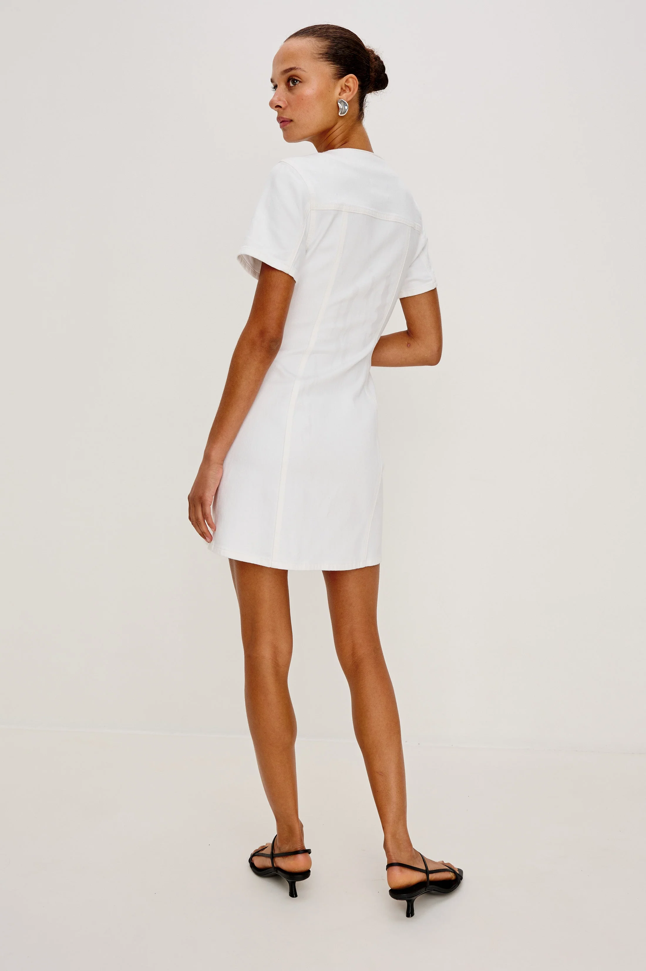 SARATOGA DRESS - SALT WHITE - Image 4