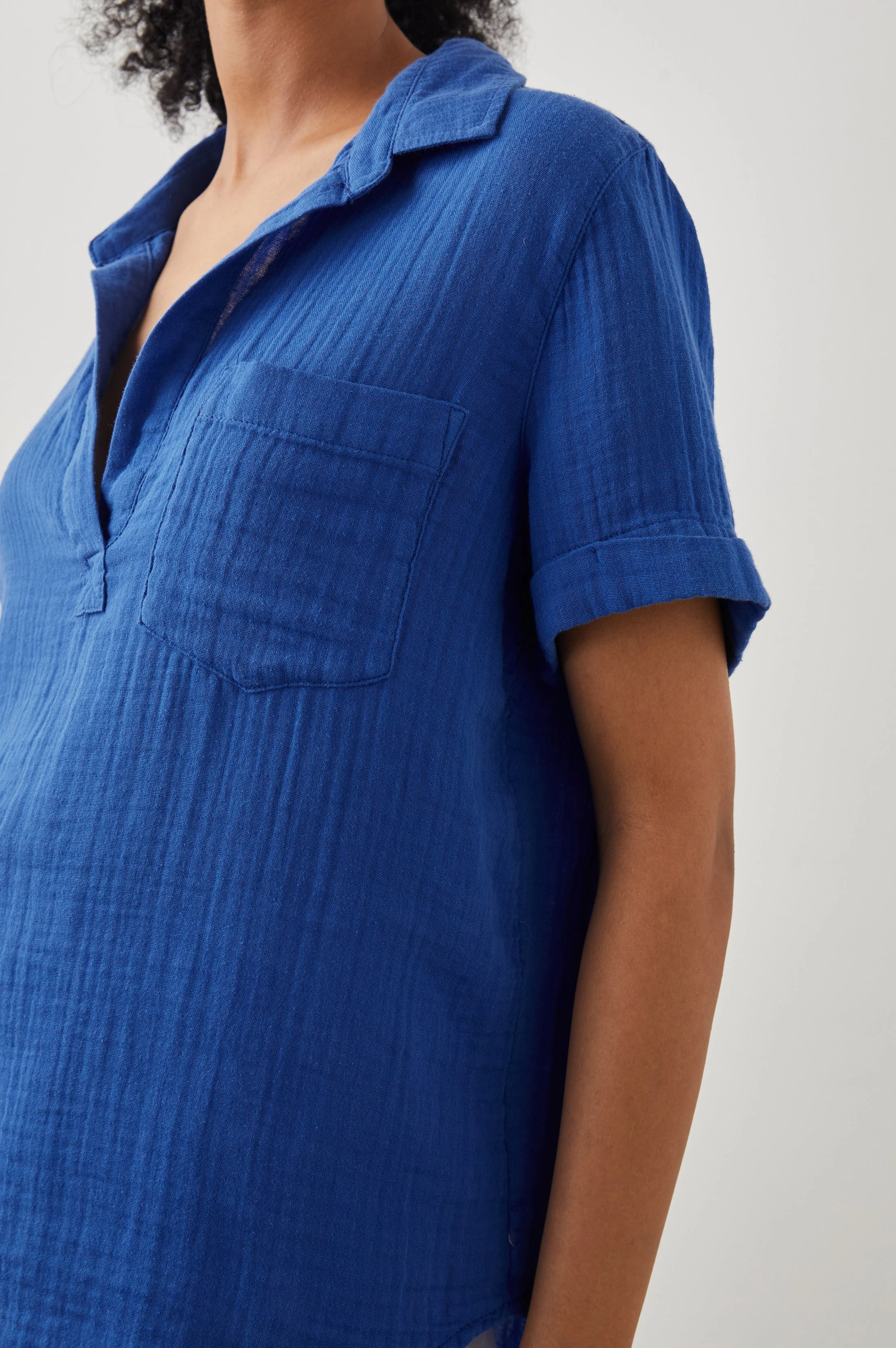 SAVANNAH SHIRT - COBALT - Image 2