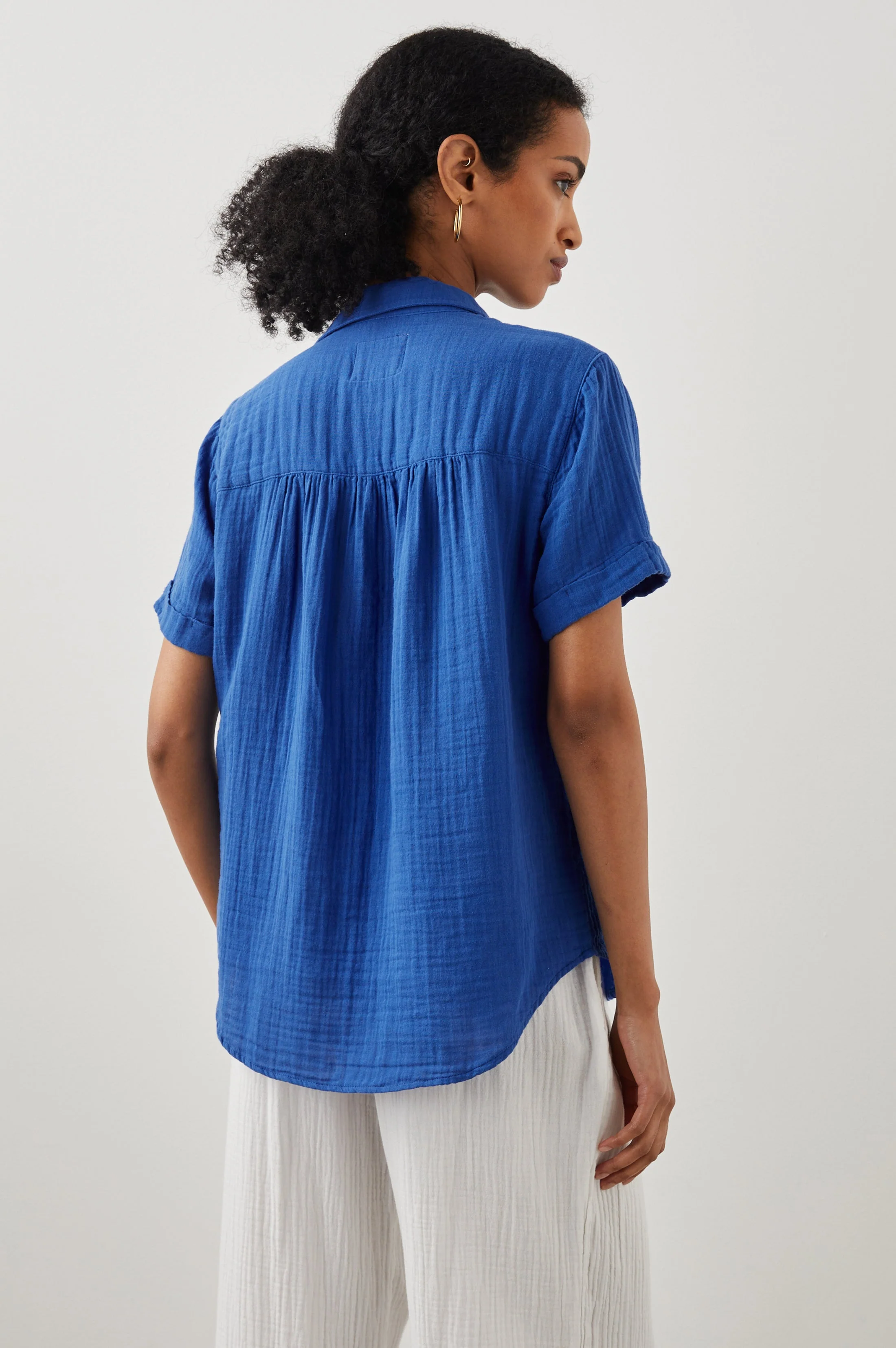 SAVANNAH SHIRT - COBALT - Image 4