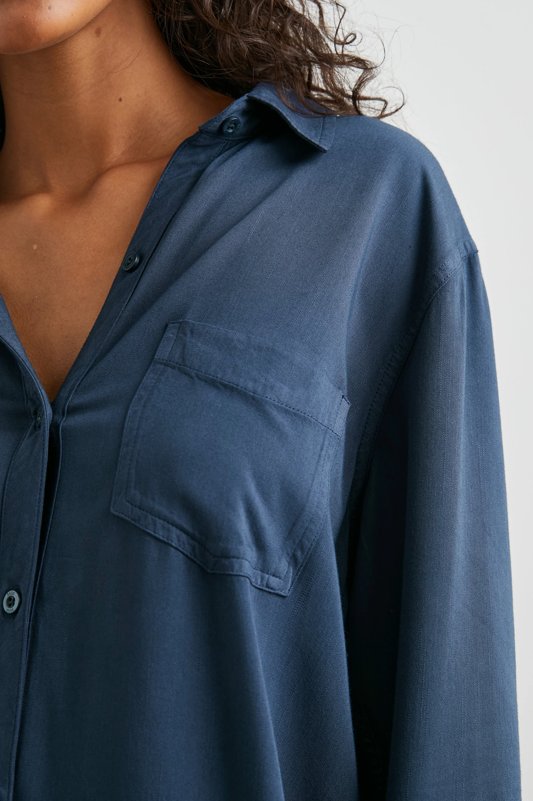 SAWYER DRESS - NAVY - Image 2
