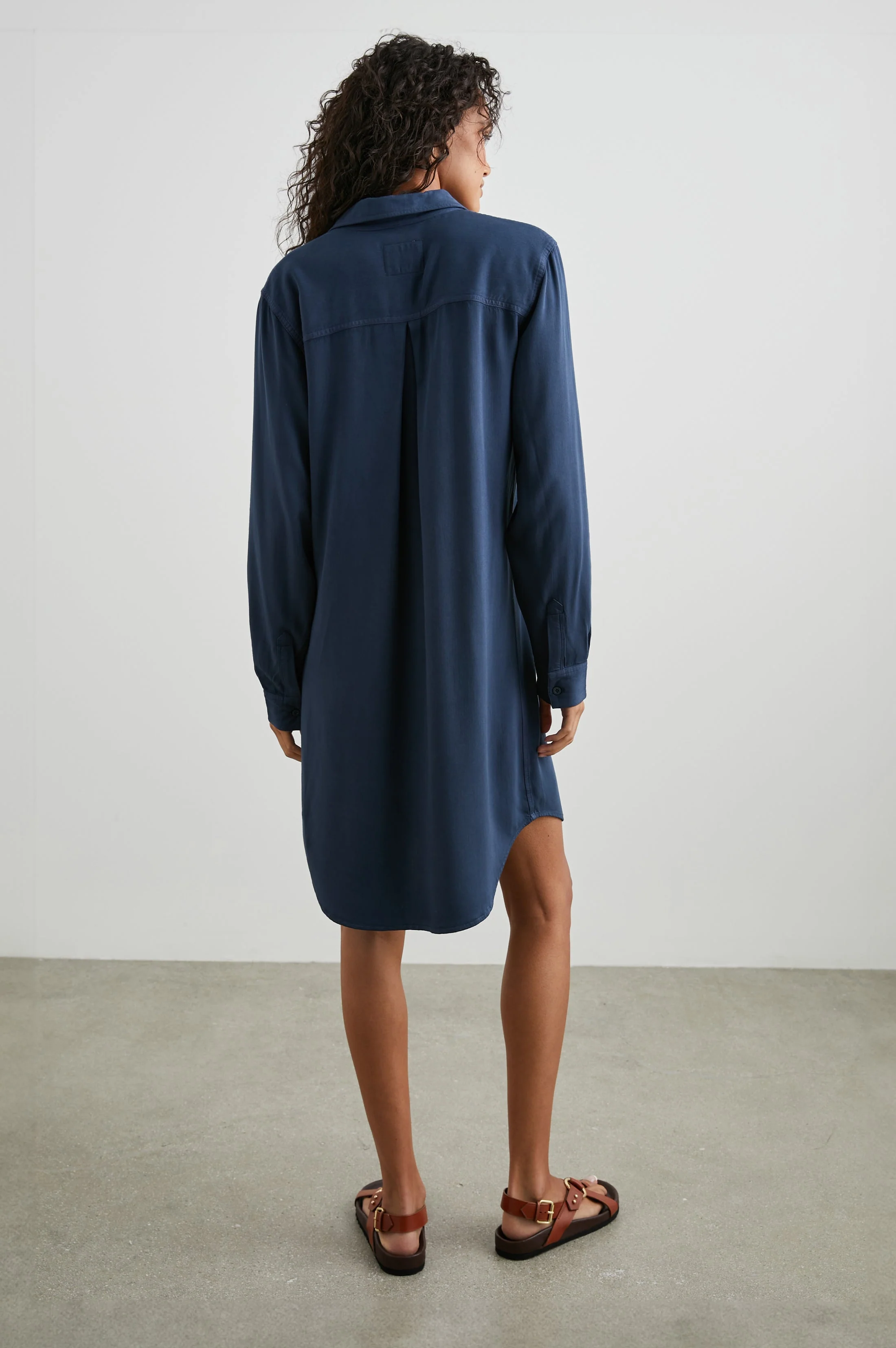 SAWYER DRESS - NAVY - Image 5