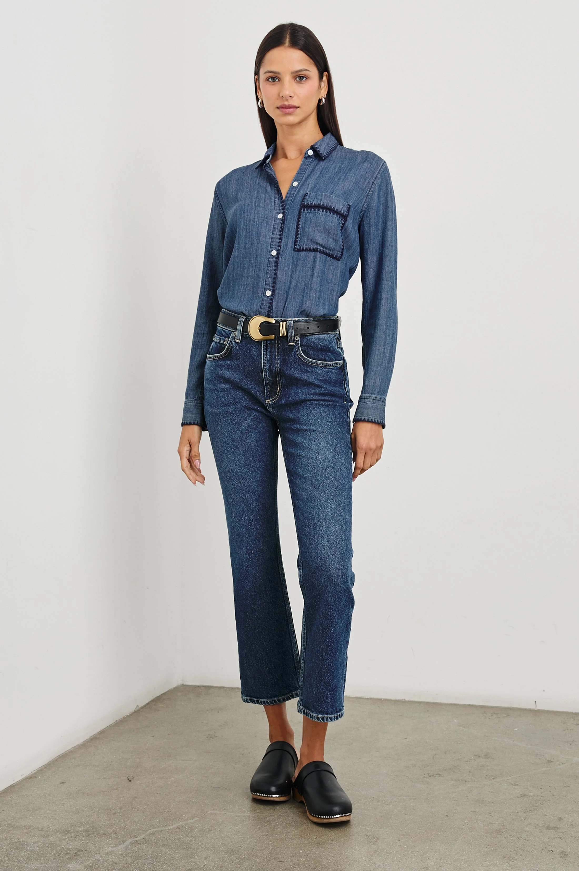 SAYA SHIRT - DARK VINTAGE WASH - Image 3
