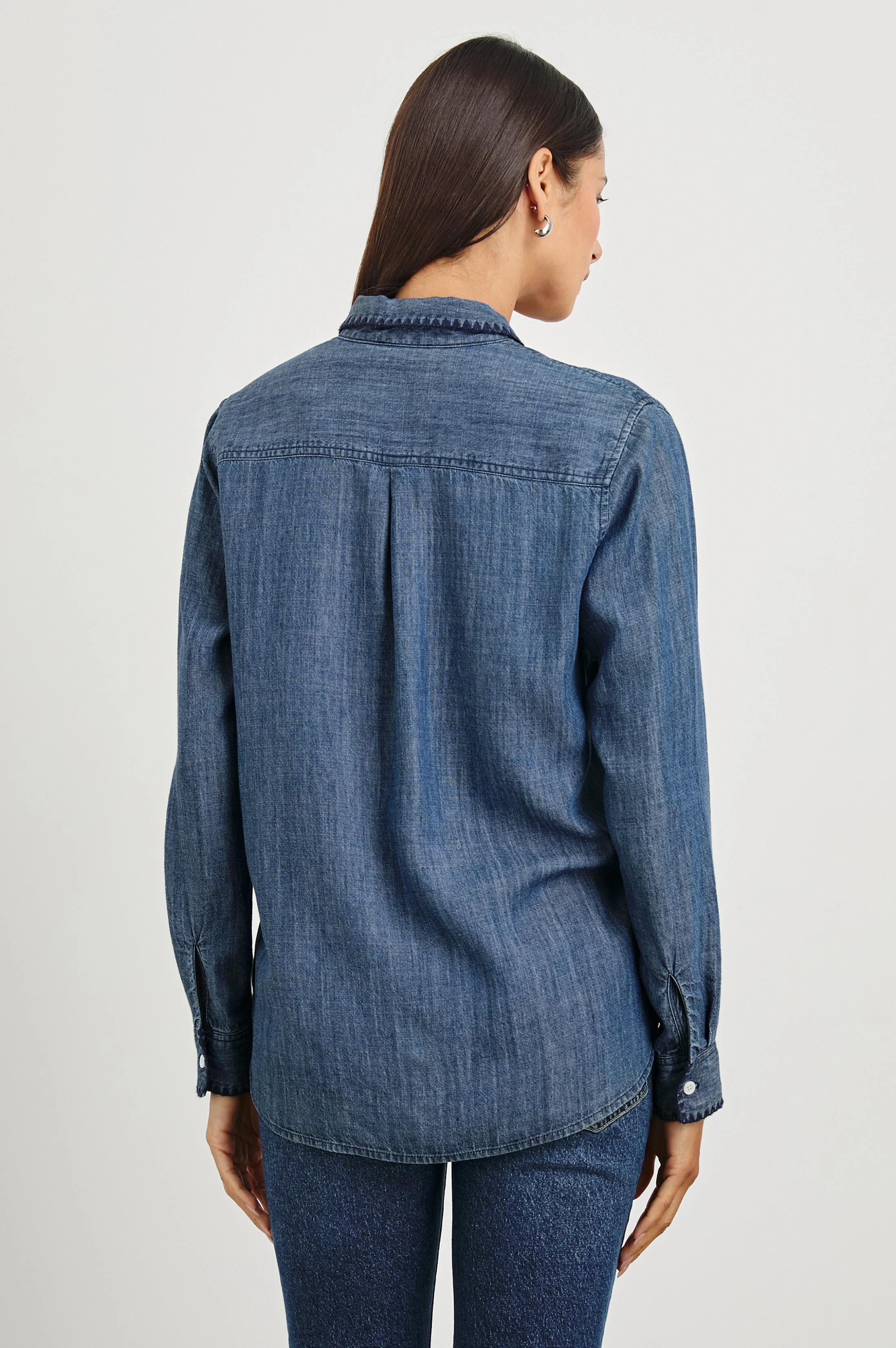 SAYA SHIRT - DARK VINTAGE WASH - Image 5