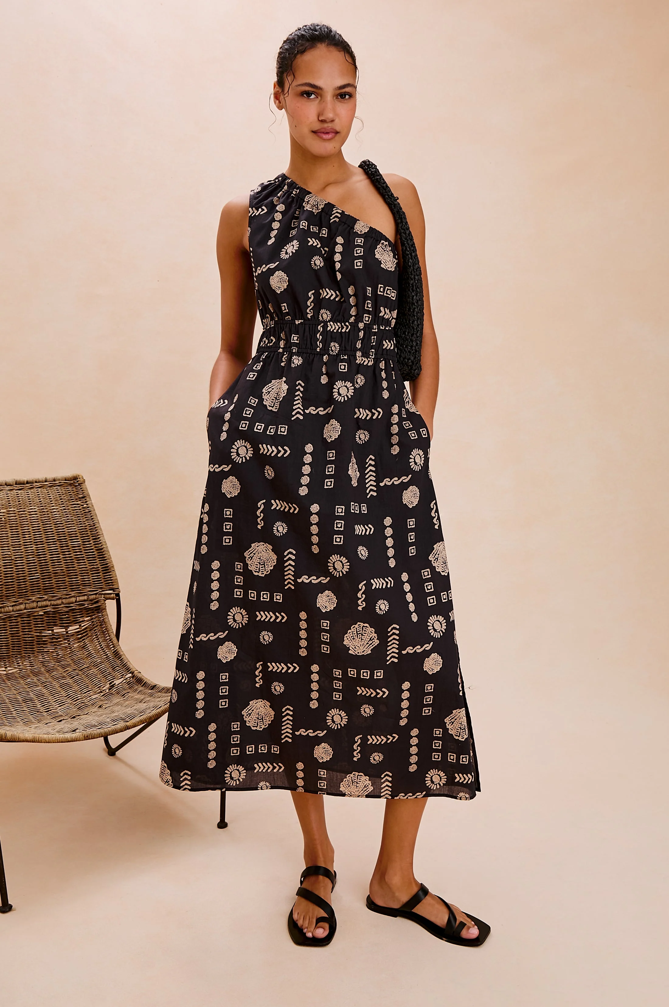 SELANI DRESS - BEACH SHELLS - Image 3