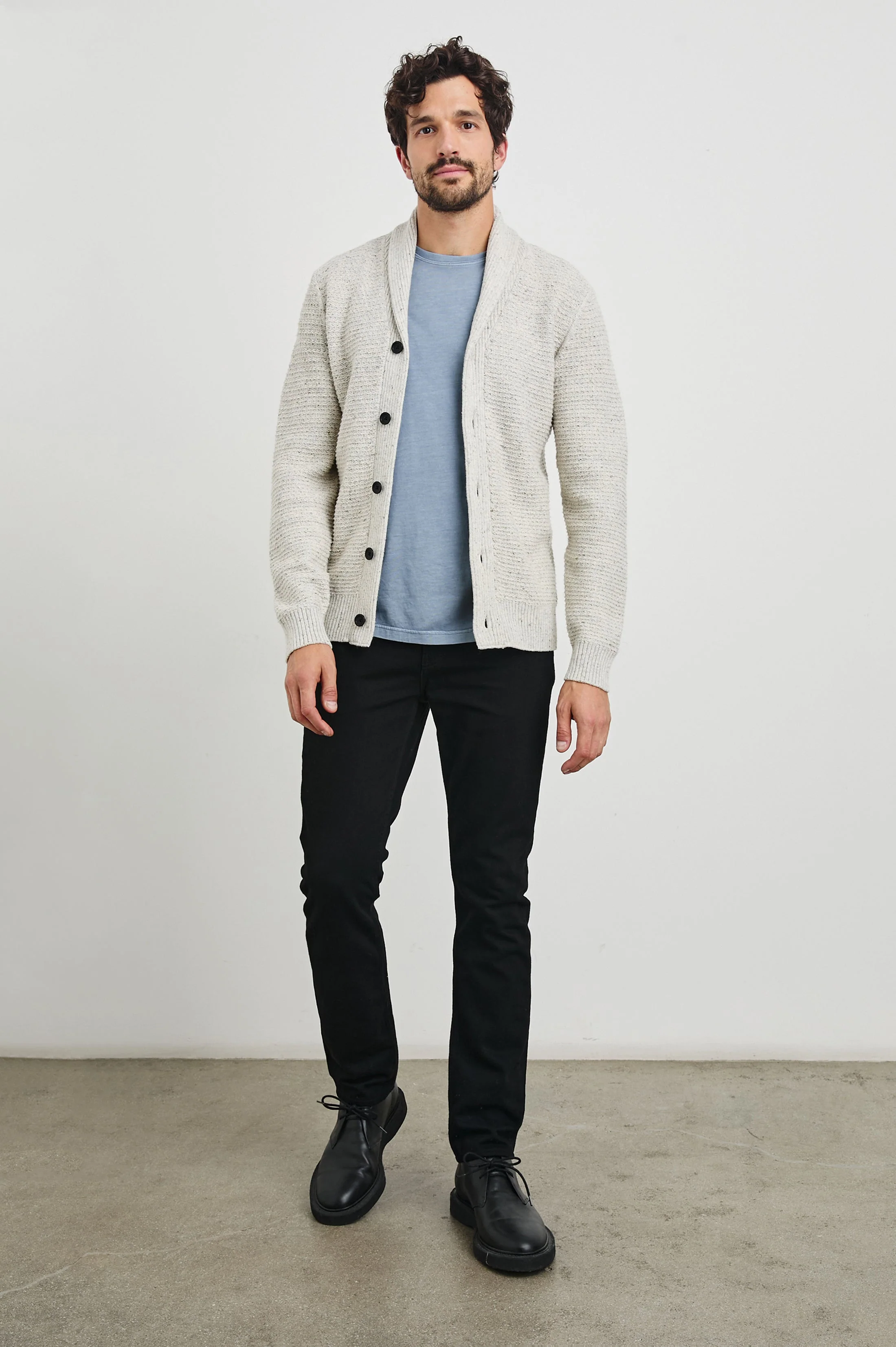 SHEPLEY CARDIGAN - NATURAL OAT - Image 3
