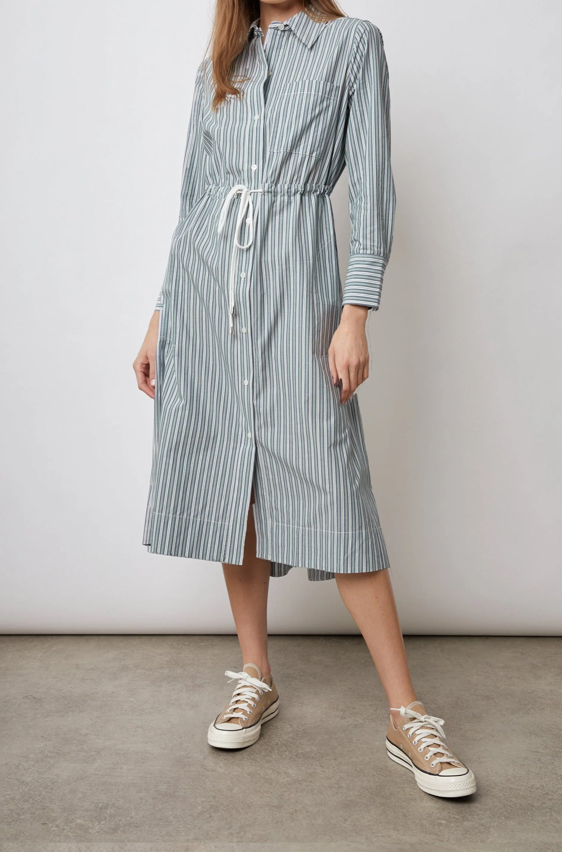 SHIVONNE DRESS - BANK STRIPE