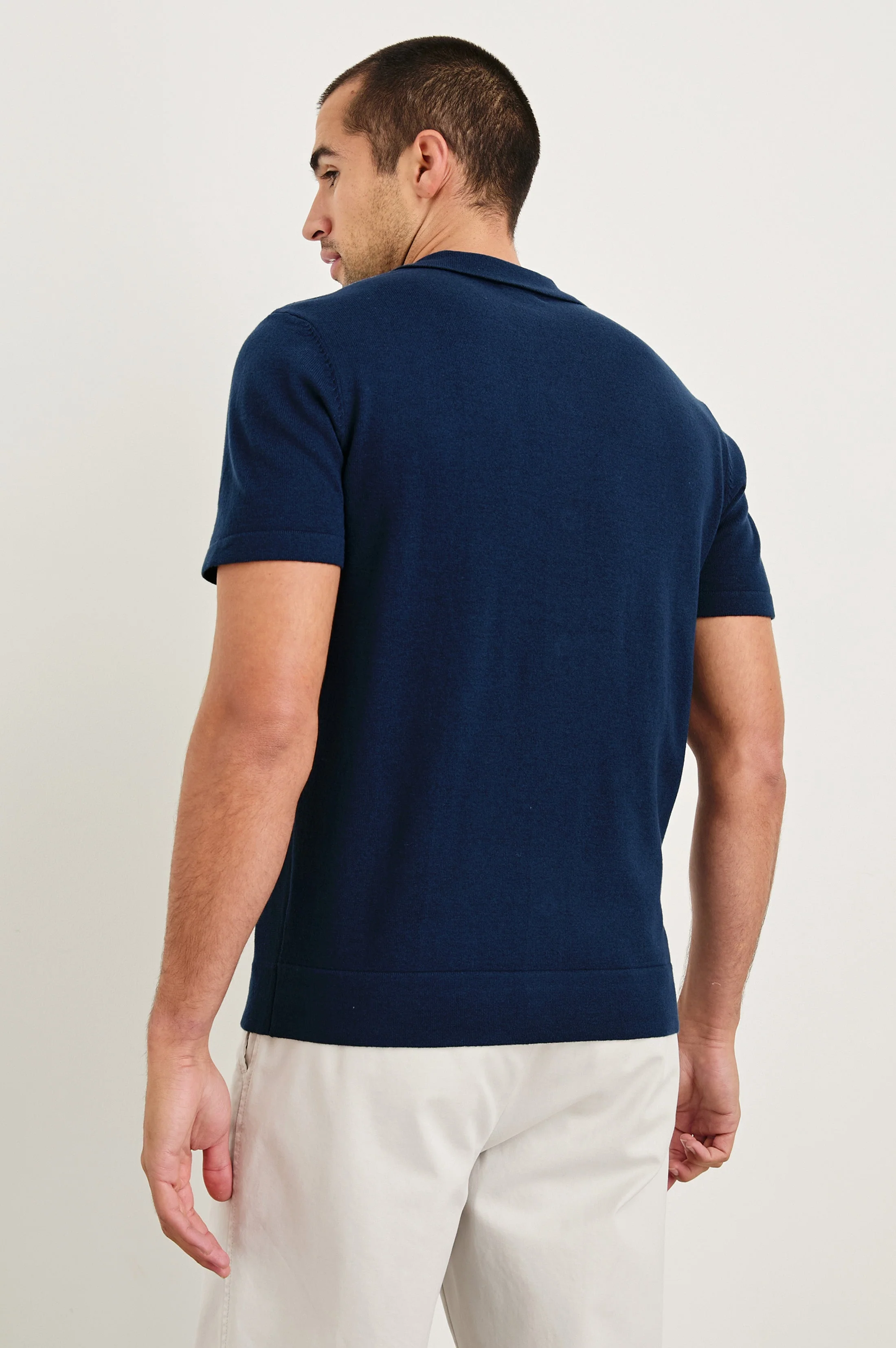 SILAS SHIRT - BLUE HEATHER MULTI - Image 4
