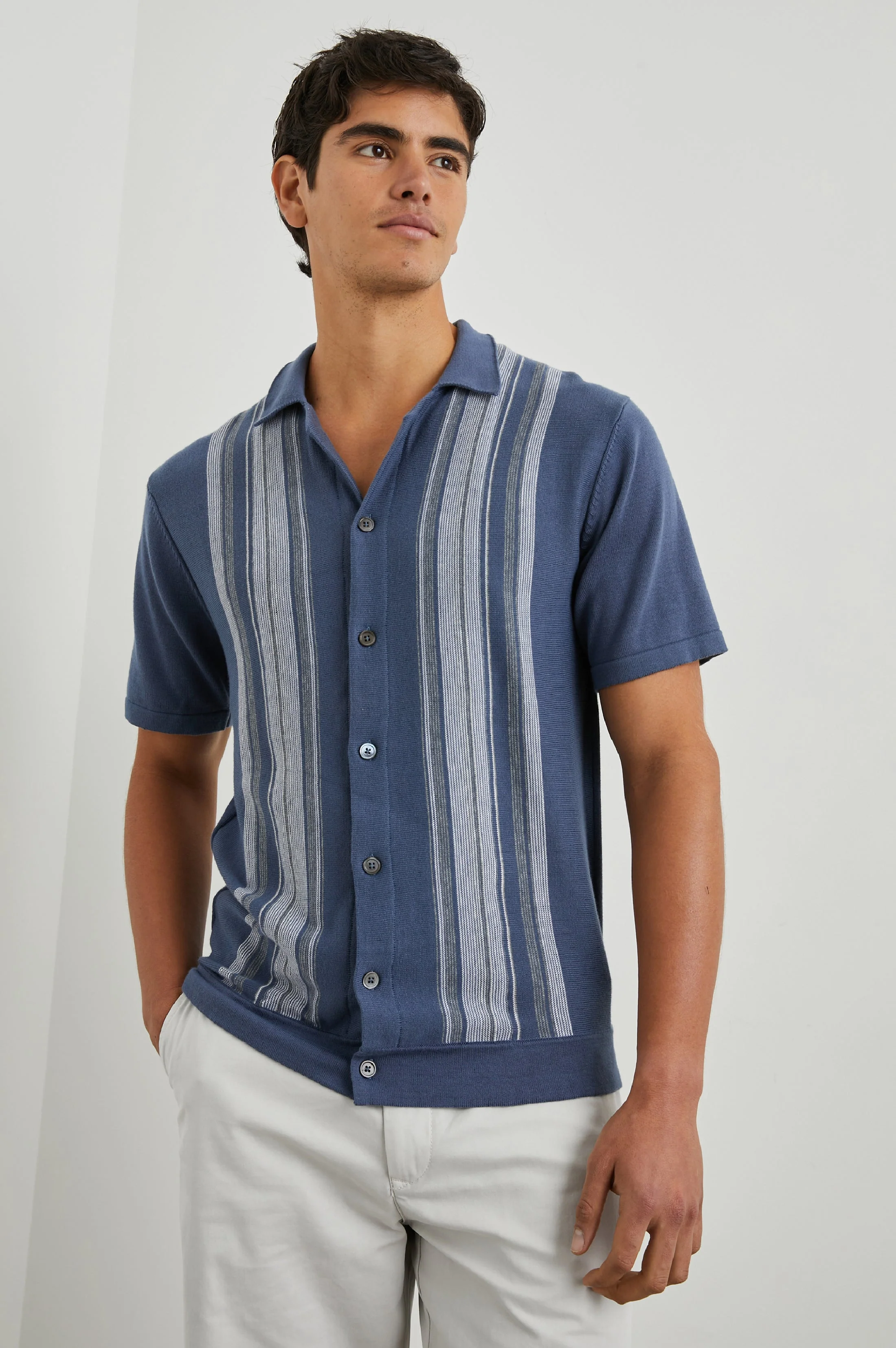SILAS SHIRT - MARRAKESH BLUE MULTI - Image 4