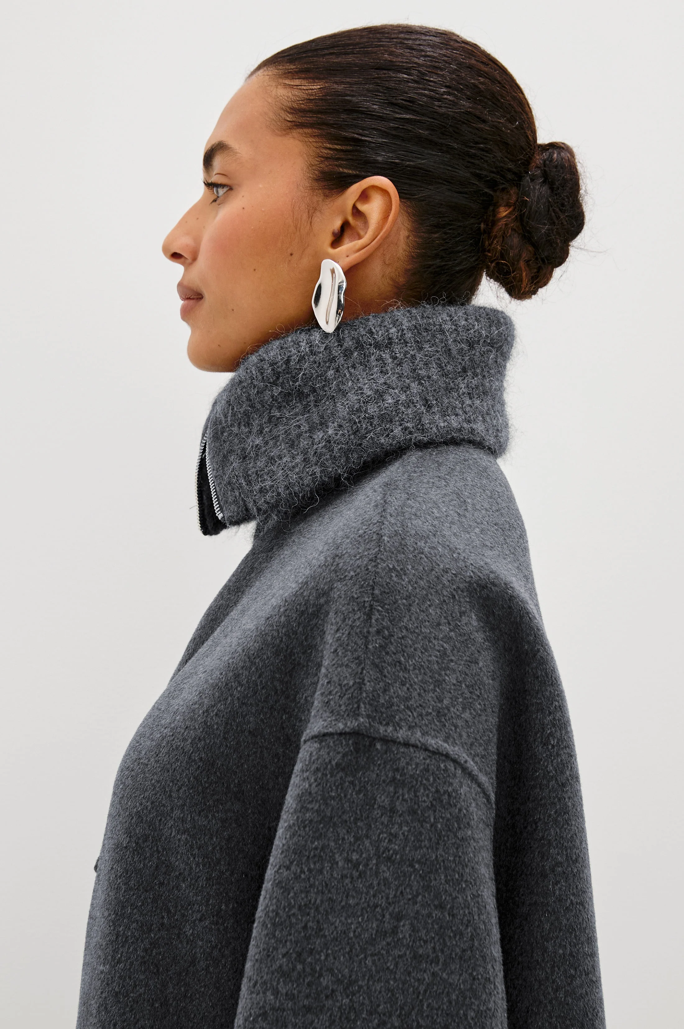 SILVES JACKET - CHARCOAL