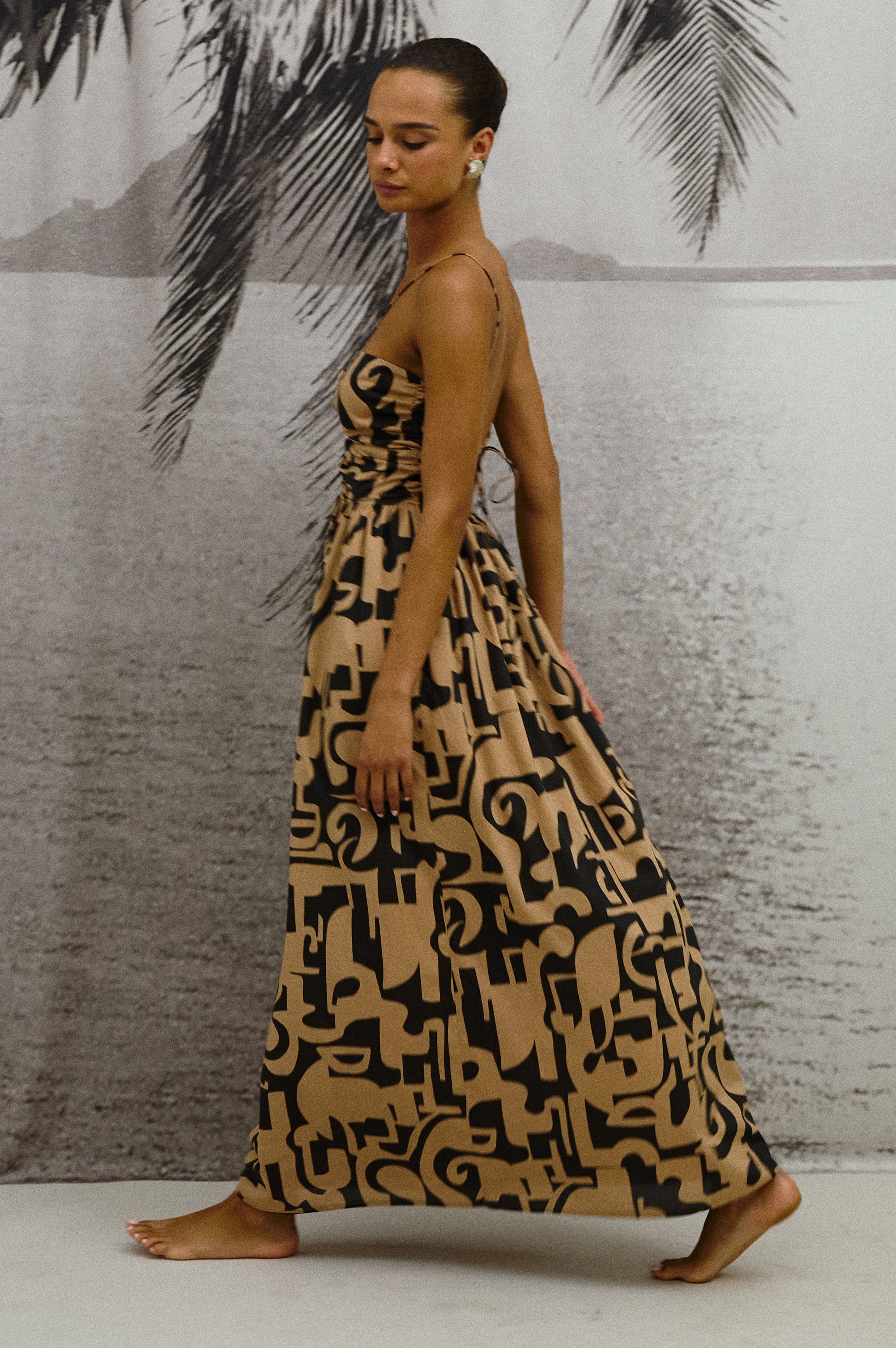 SILVIA DRESS - SANTORINI SAND - Image 5