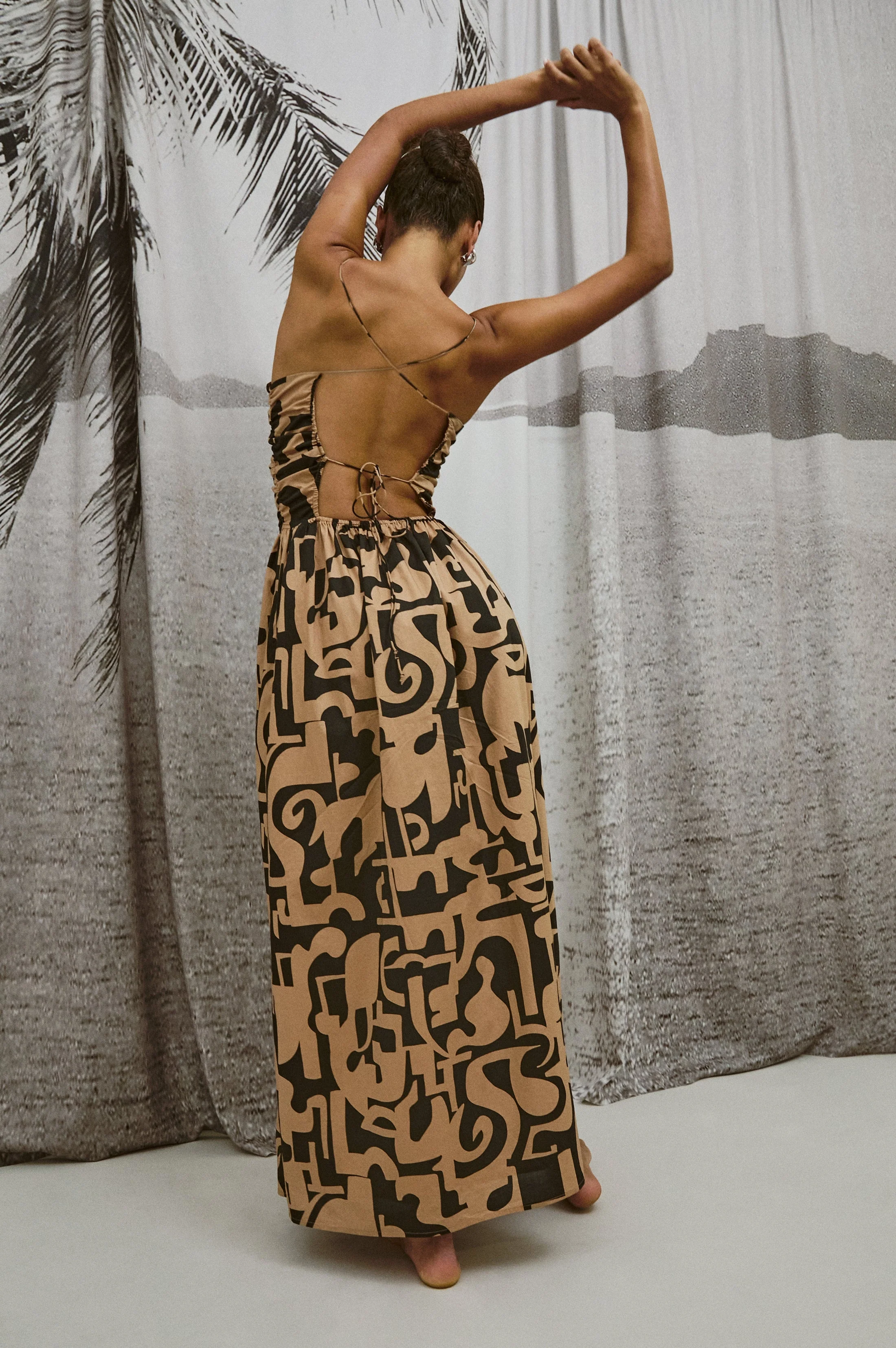 SILVIA DRESS - SANTORINI SAND - Image 7