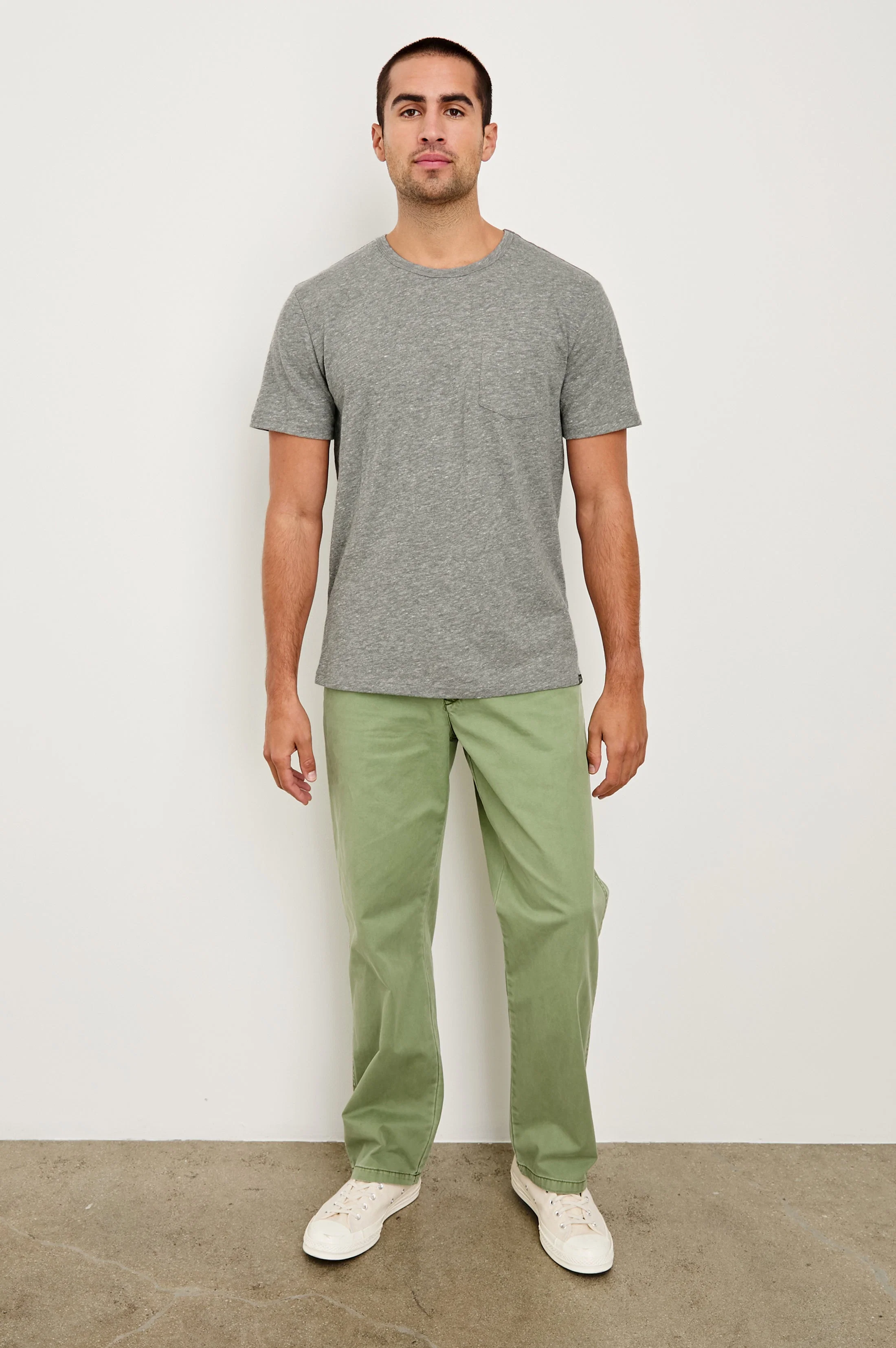 SKIPPER T-SHIRT - HEATHER GREY - Image 3