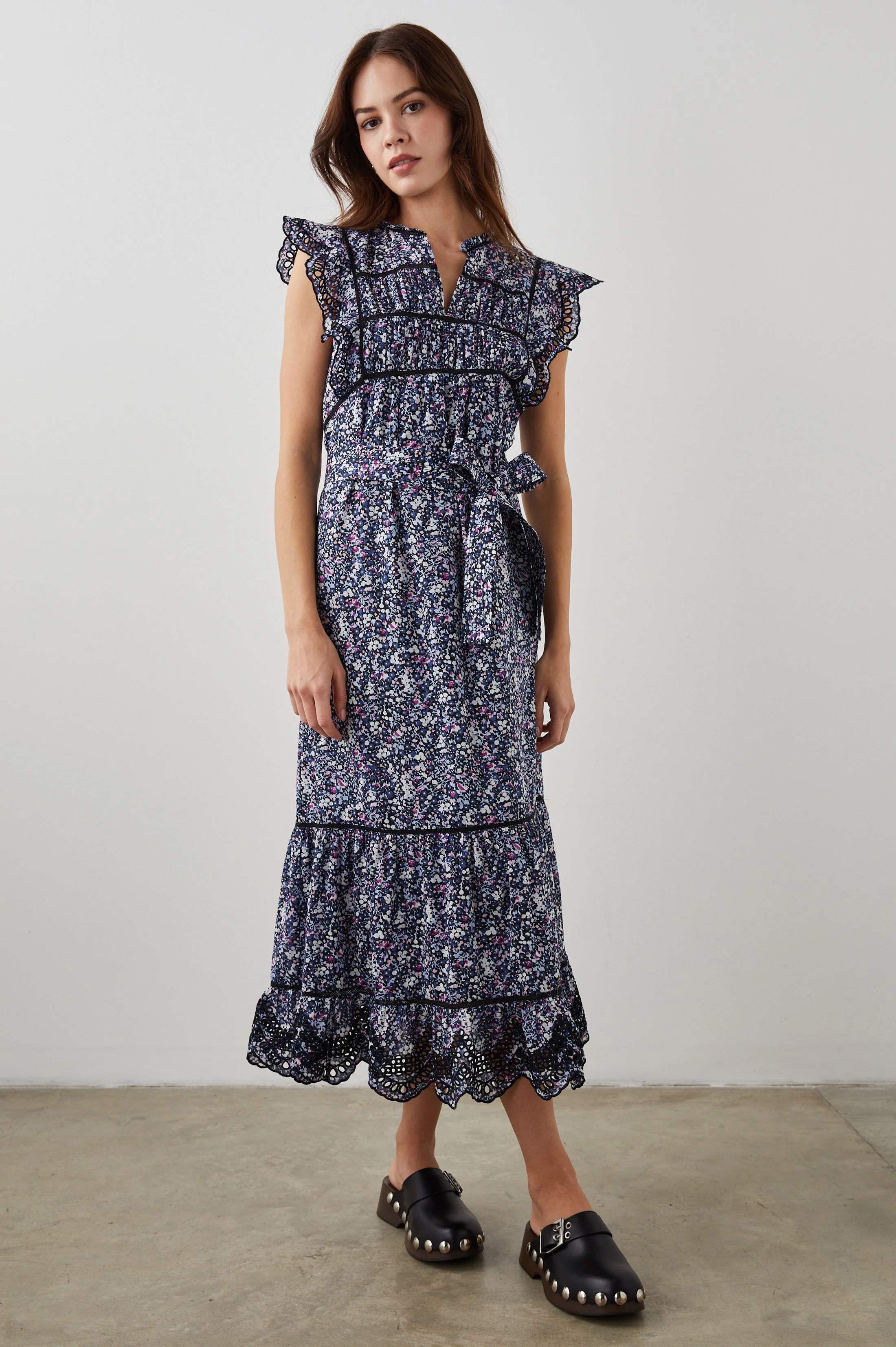 SOFIE DRESS - MIDNIGHT HYACINTH