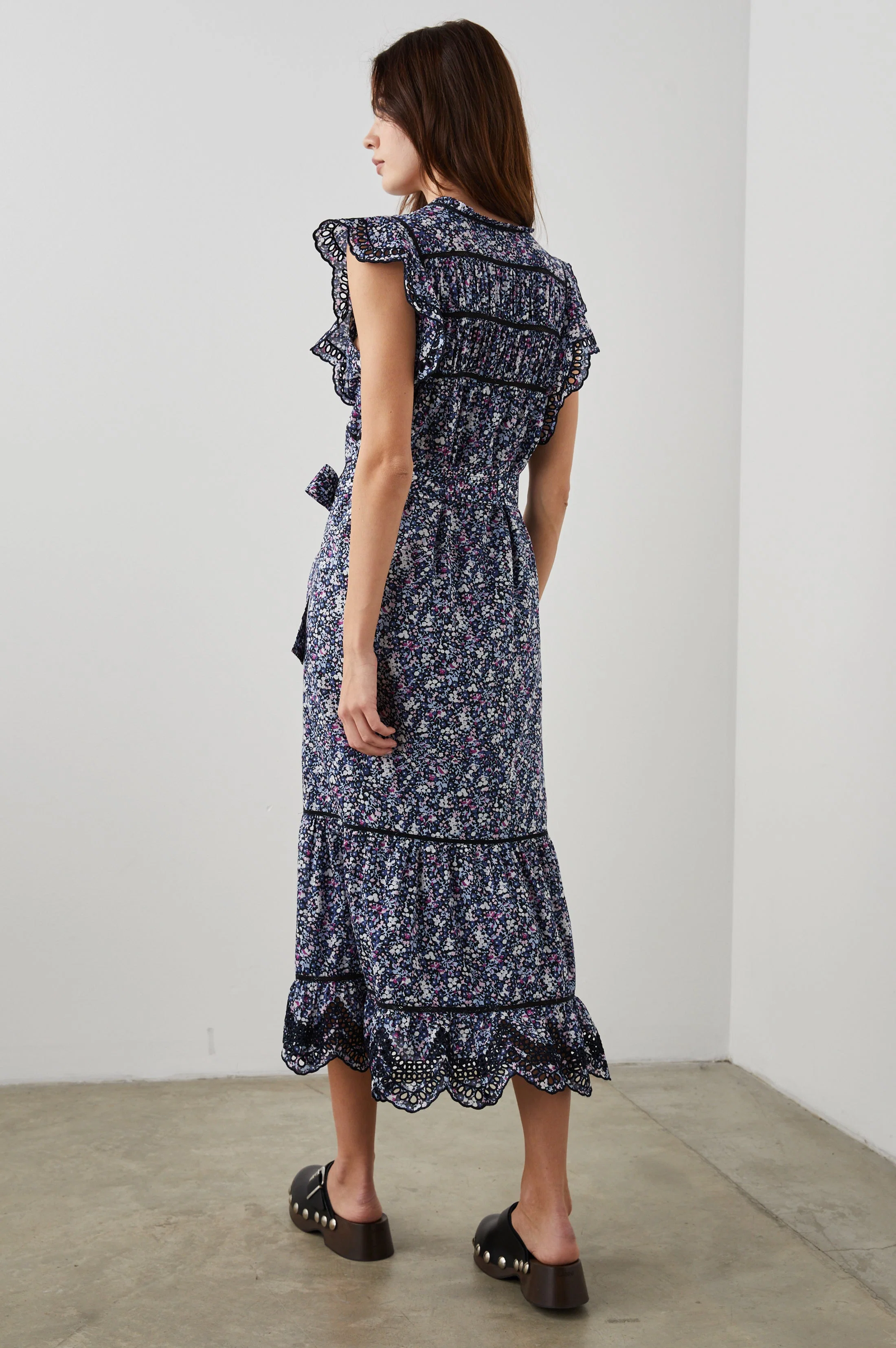 SOFIE DRESS - MIDNIGHT HYACINTH - Image 3
