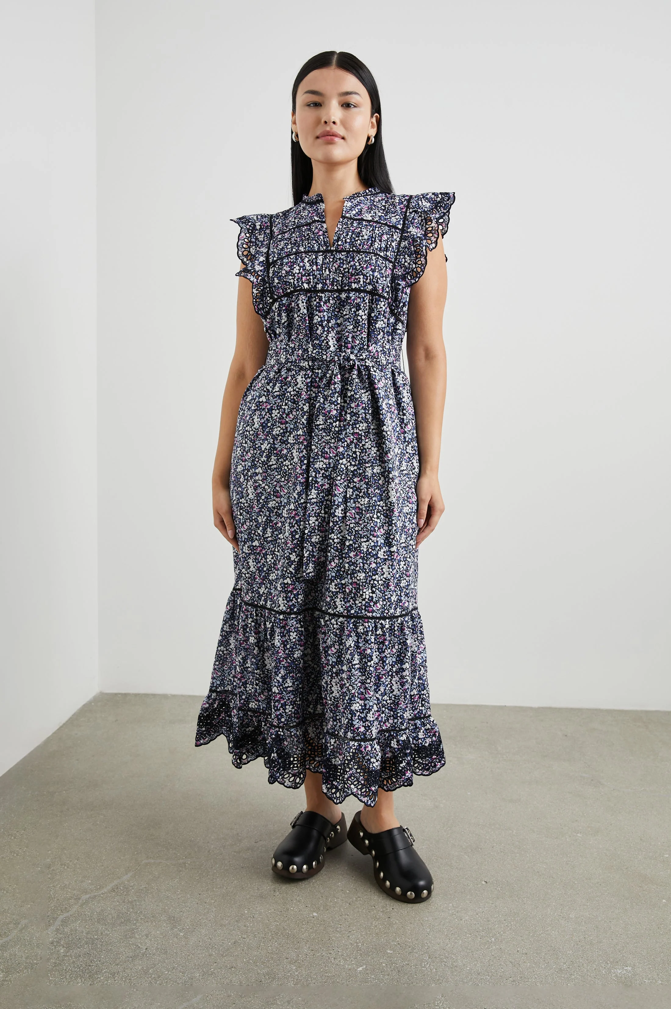 SOFIE DRESS - MIDNIGHT HYACINTH - Image 4