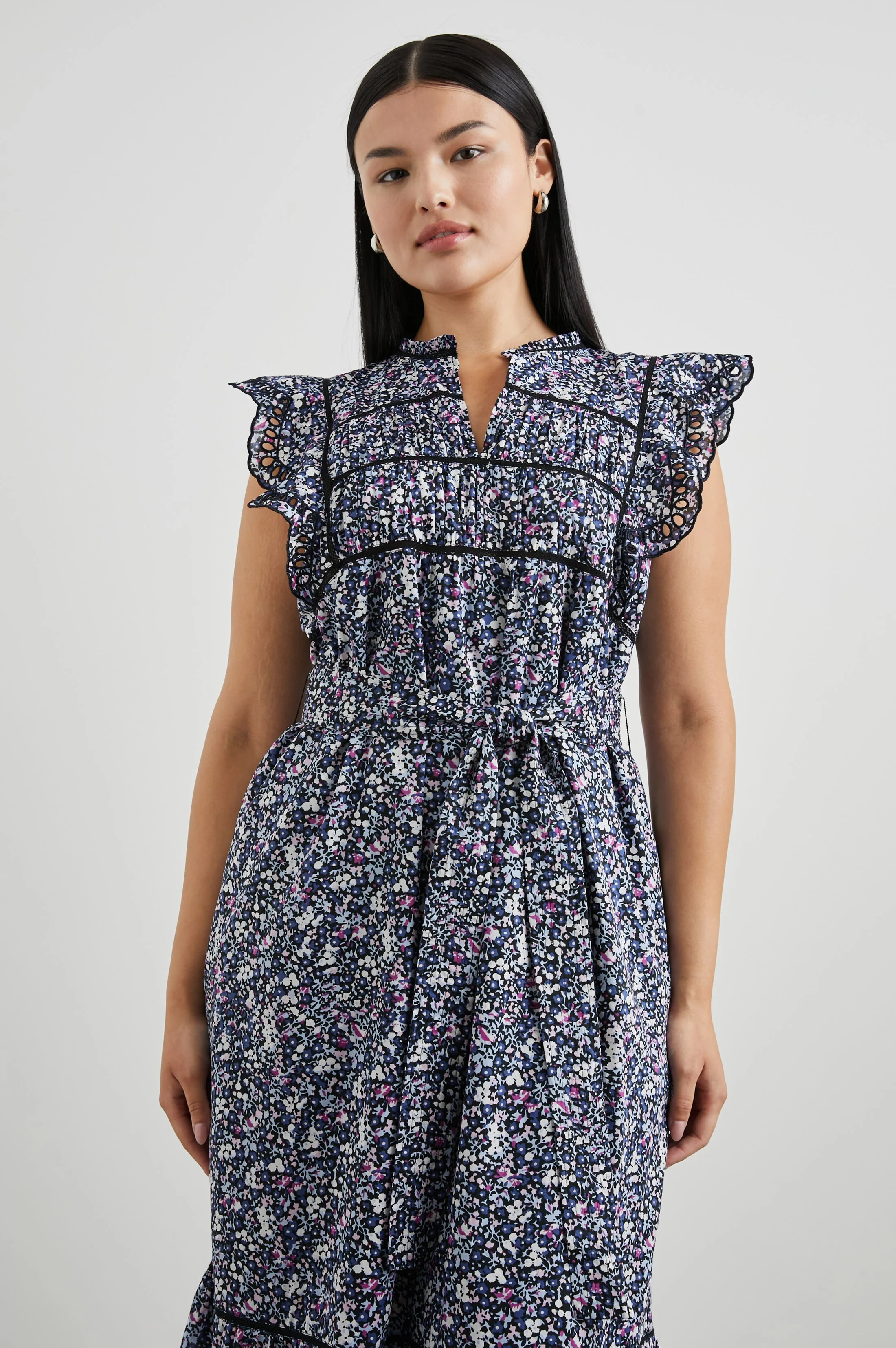 SOFIE DRESS - MIDNIGHT HYACINTH - Image 5