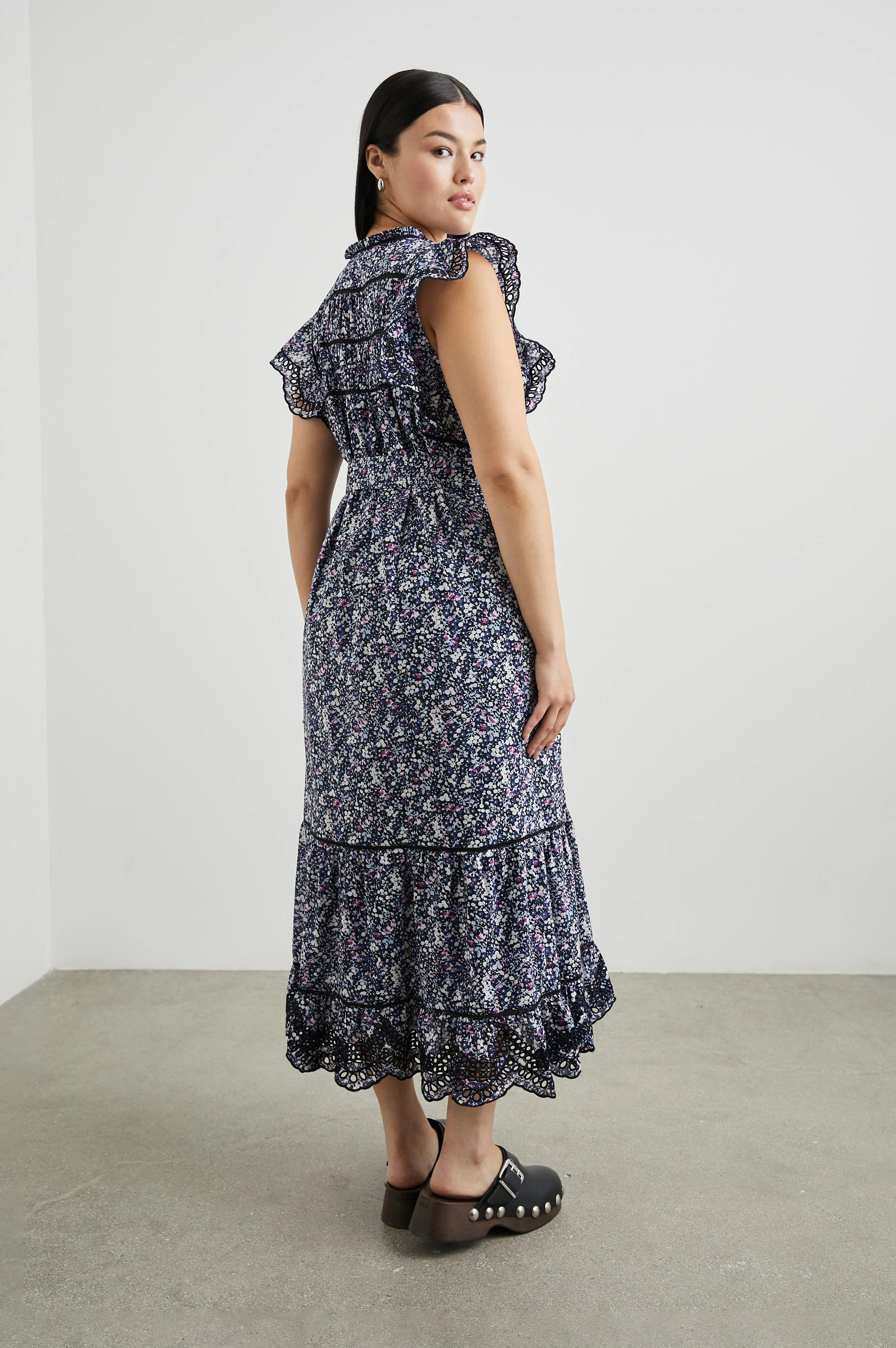 SOFIE DRESS - MIDNIGHT HYACINTH - Image 6