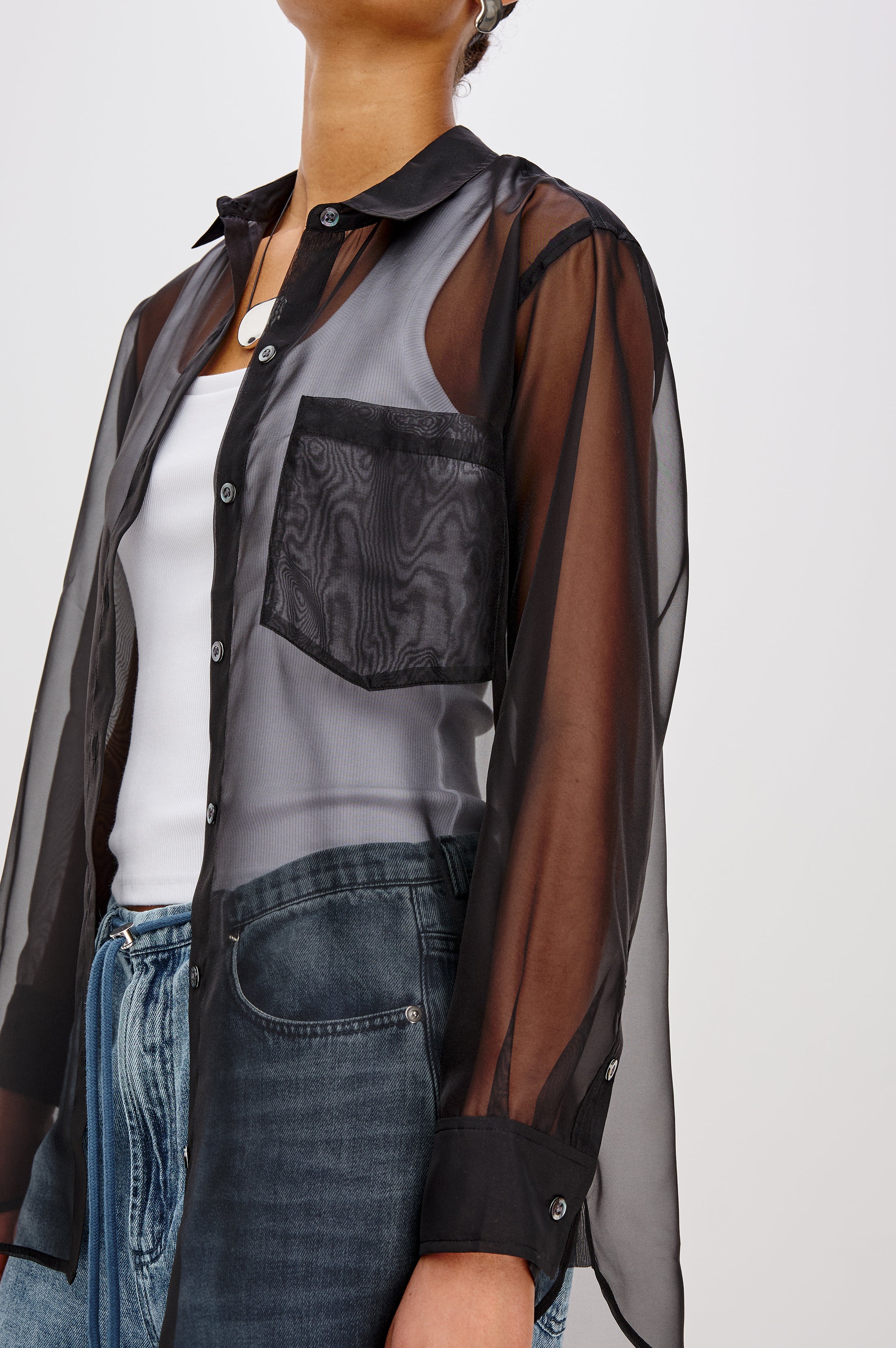 SOFIYA SHIRT - BLACK - Image 2