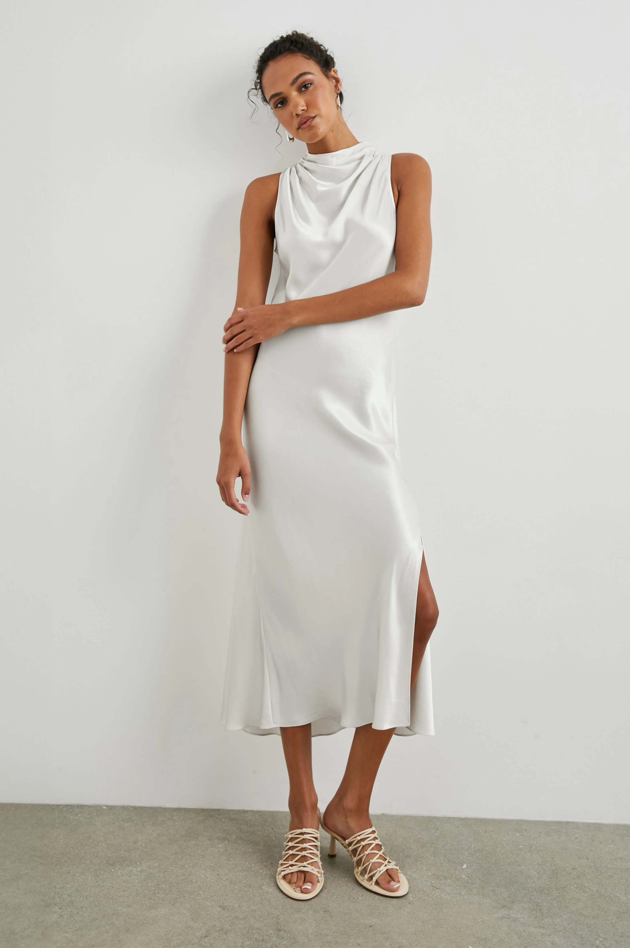 SOLANA DRESS - IVORY - Image 4