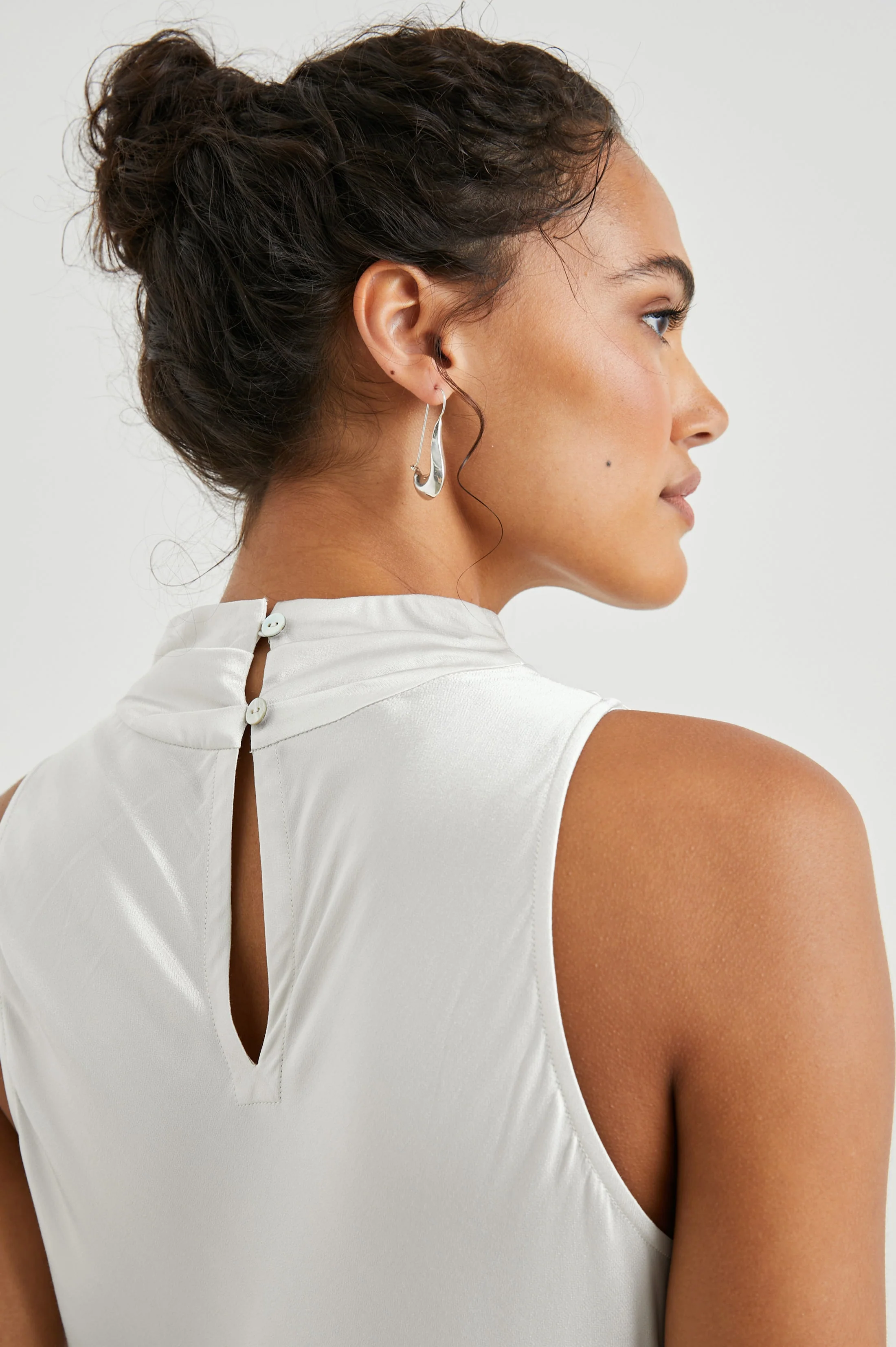 SOLANA DRESS - IVORY - Image 5