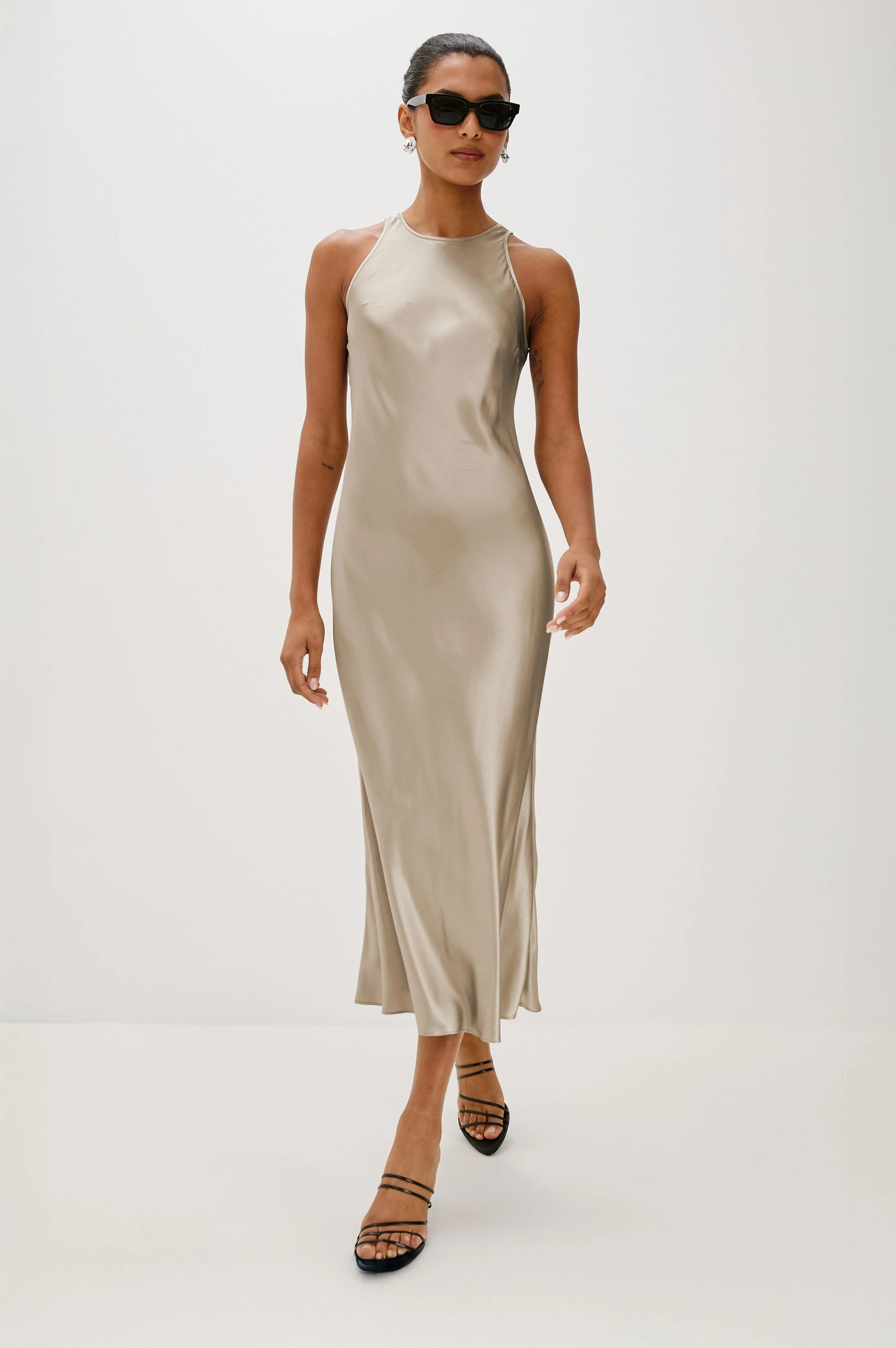 SOLENE DRESS - MINK