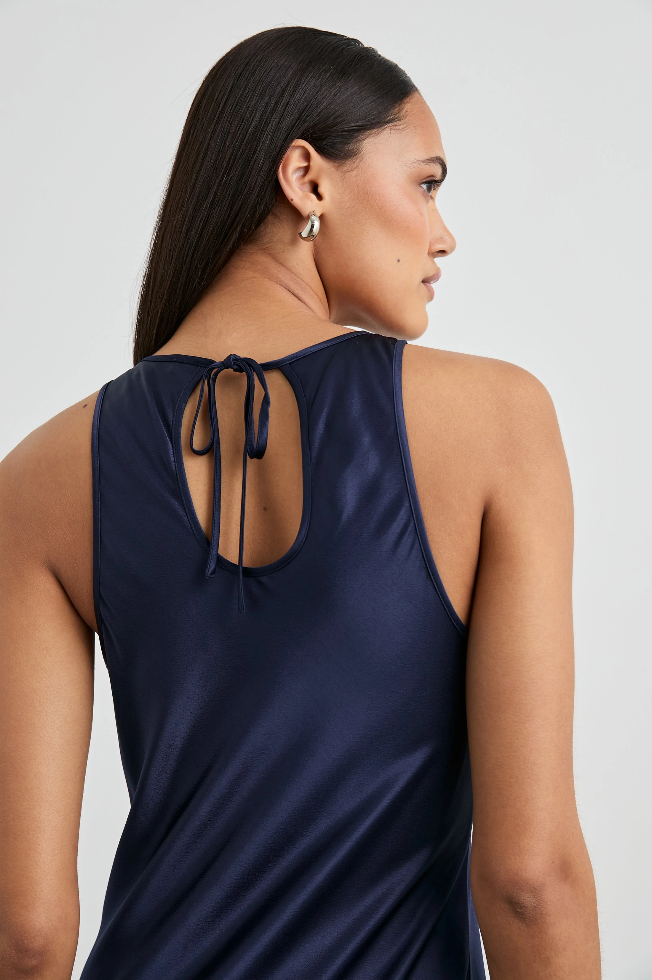 SOLENE DRESS - NAVY - Image 2