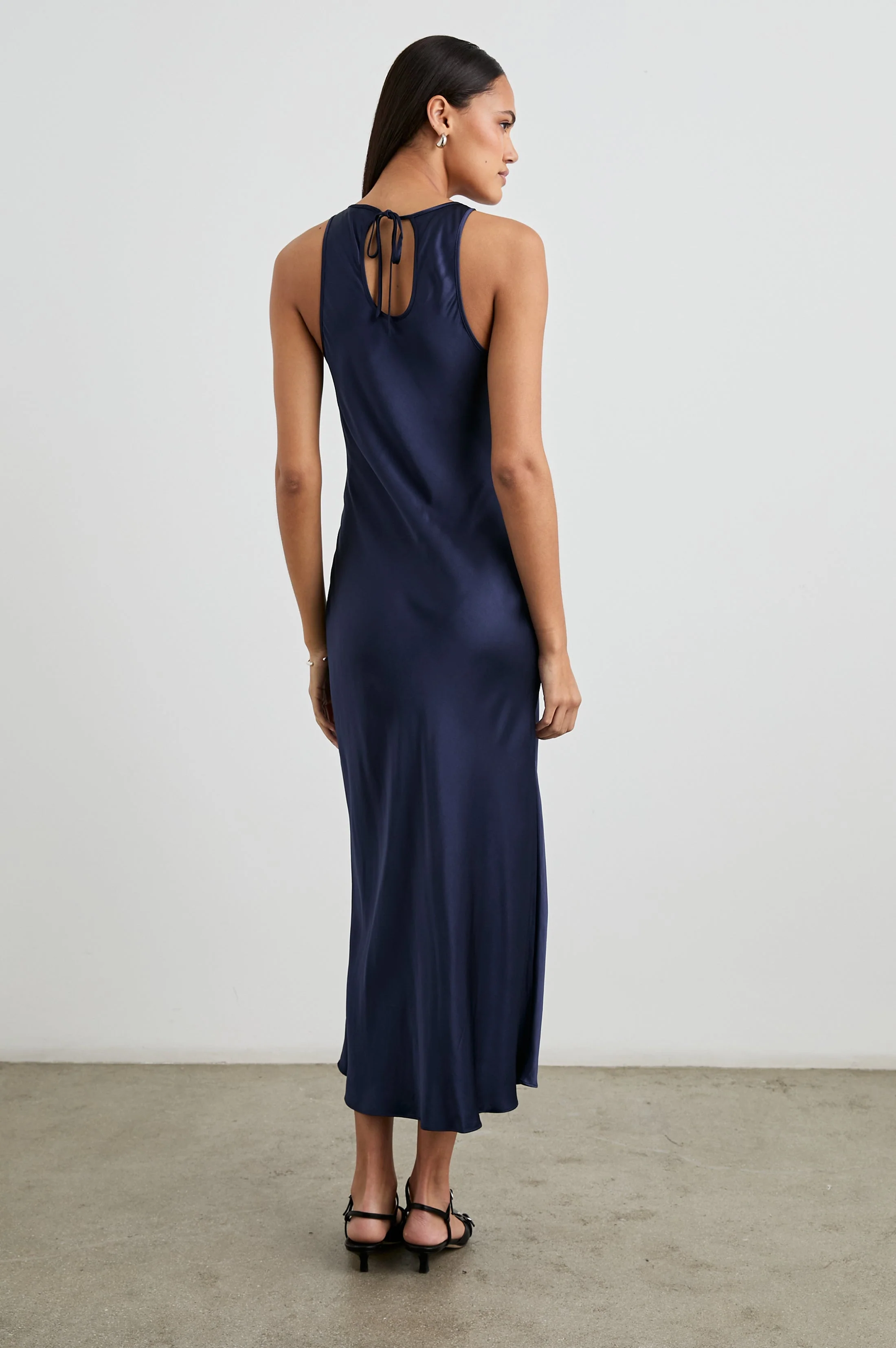 SOLENE DRESS - NAVY - Image 5