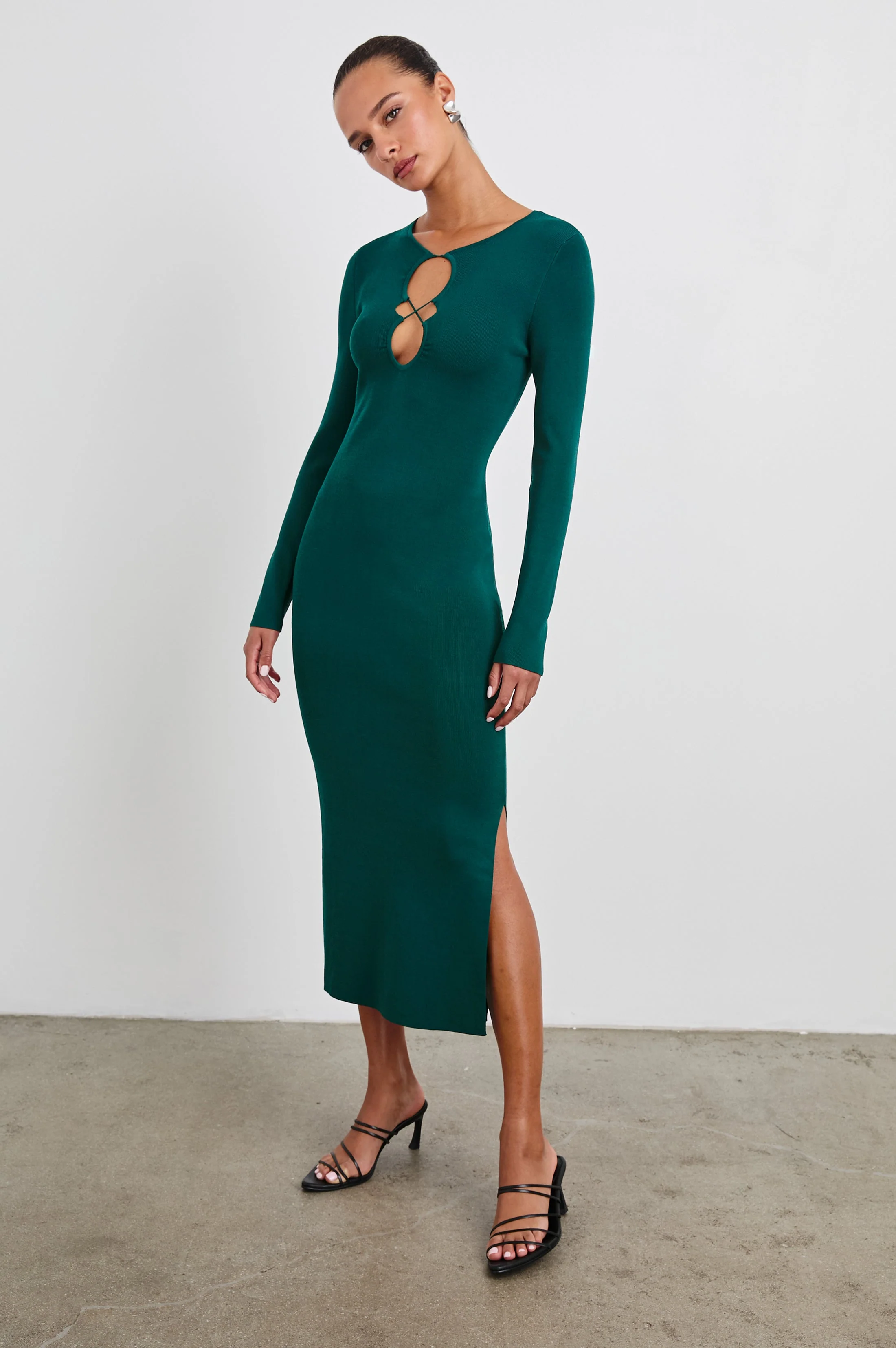 SOLMA DRESS - EVERGREEN - Image 3