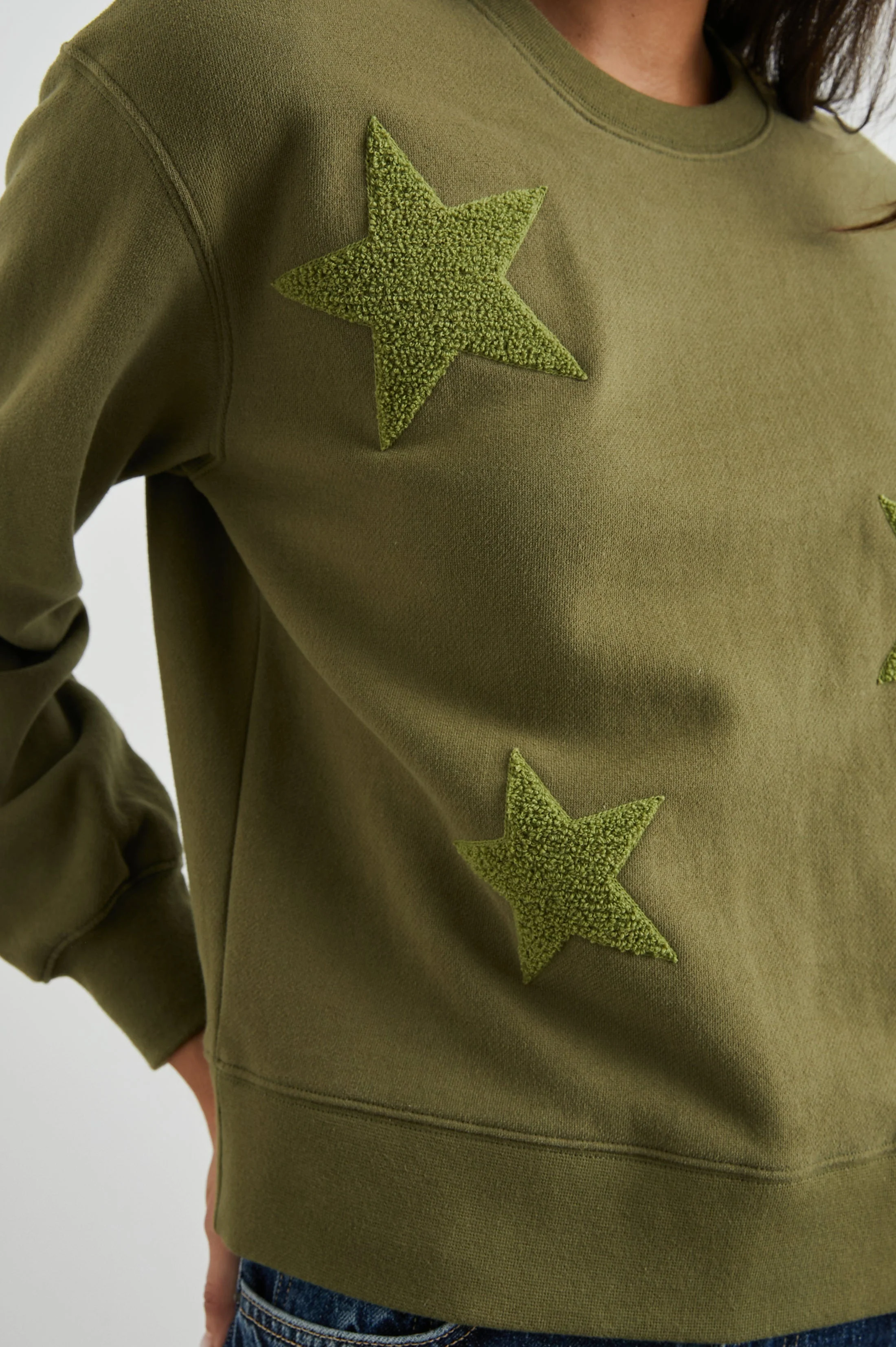SONIA SWEATSHIRT - OLIVE - Image 2