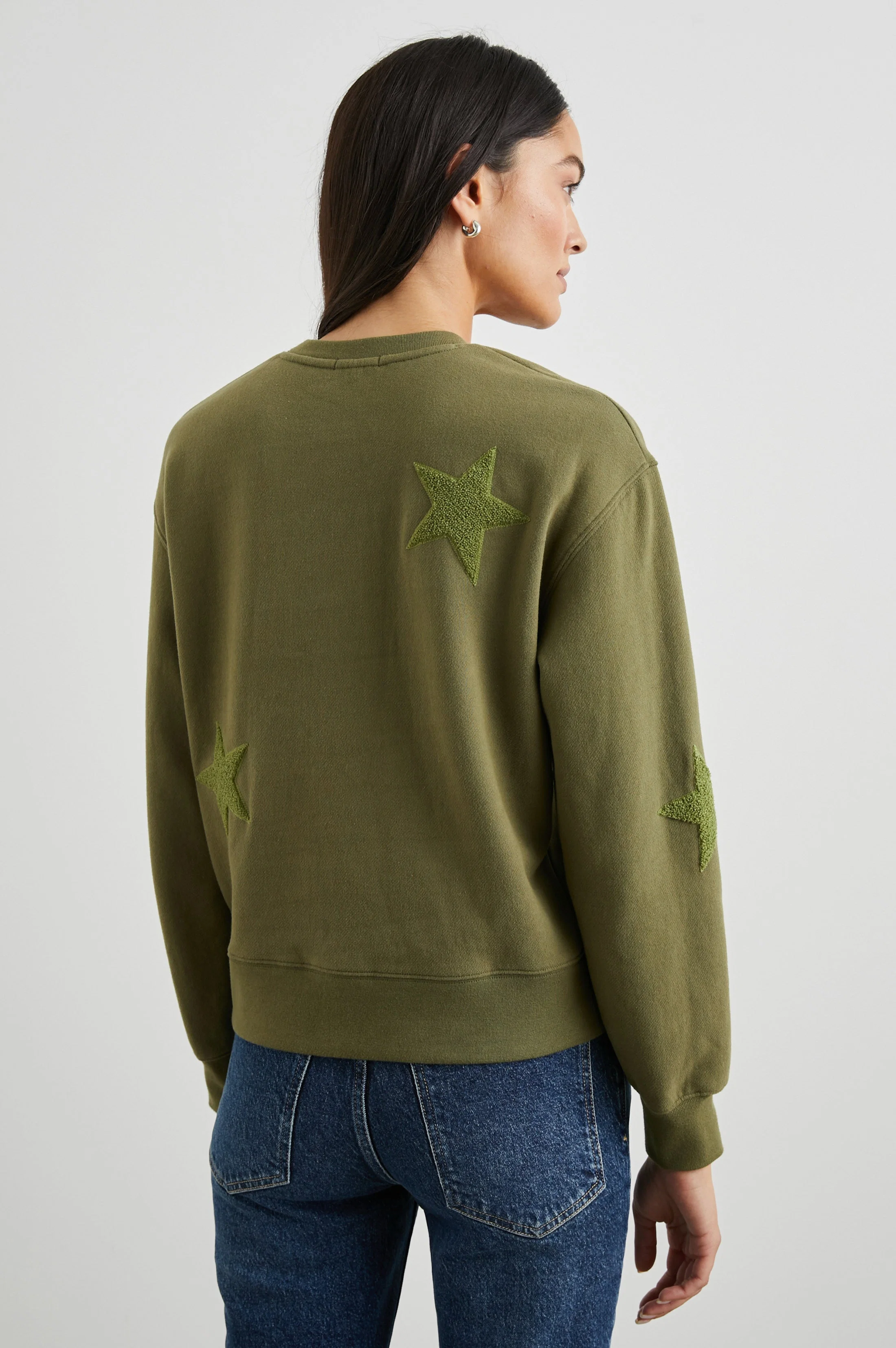 SONIA SWEATSHIRT - OLIVE - Image 3