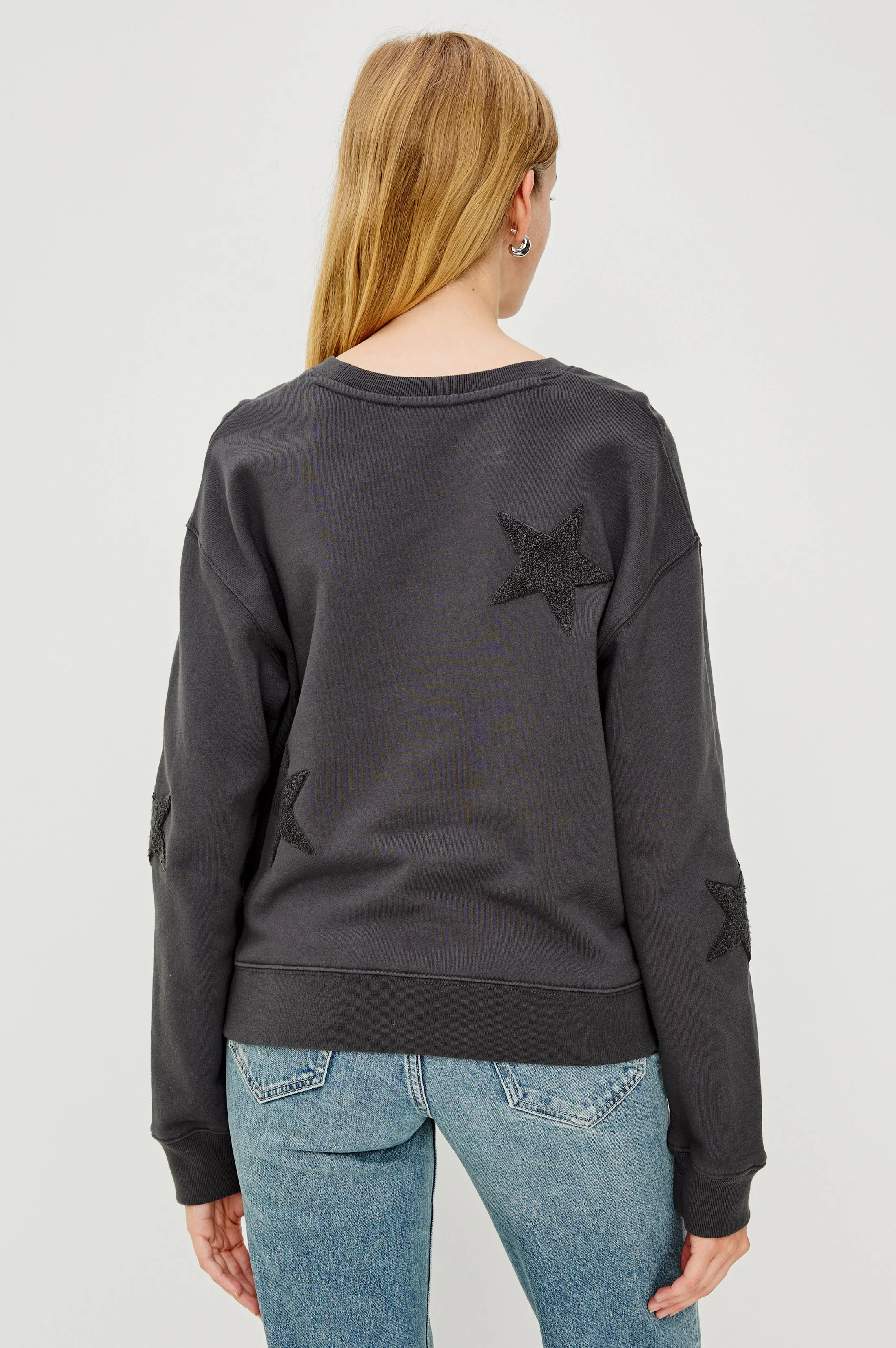 SONIA SWEATSHIRT - WASHED BLACK - Image 5